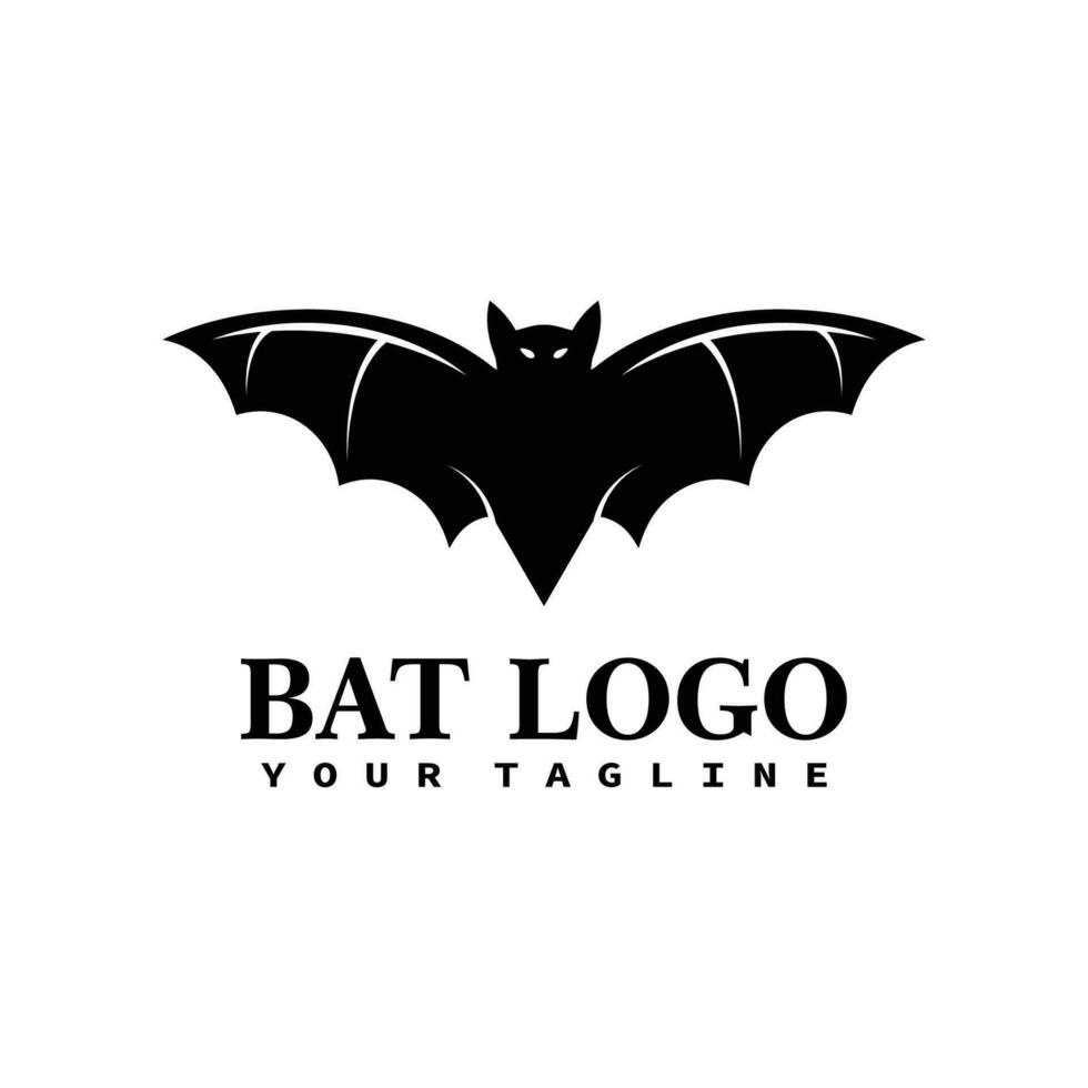 Bat logo animal and vector, wings, black, halloween, vampire, gothic, illustration, design bat icon vector