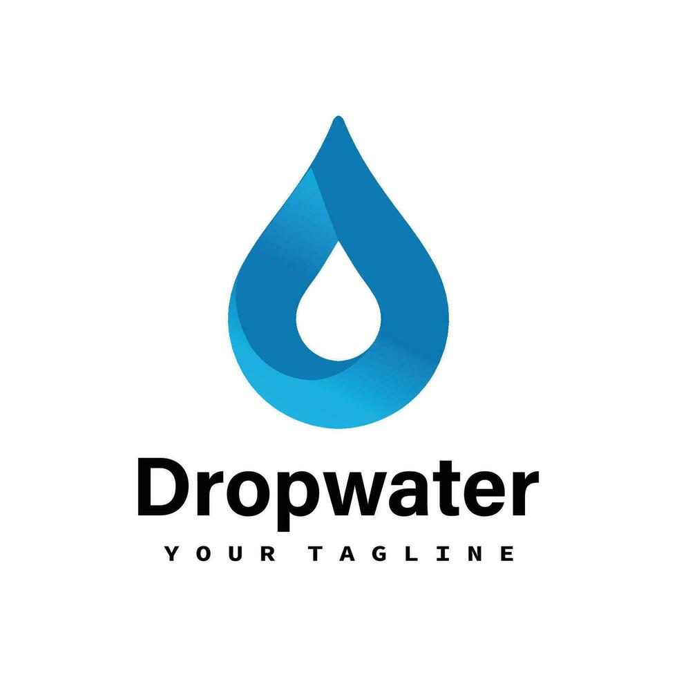 Drop Water Logo and Icon Vector Template