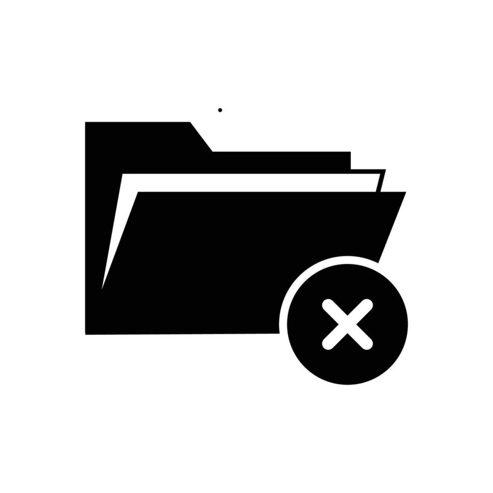 Trash Delete Folder Icon Flat vector