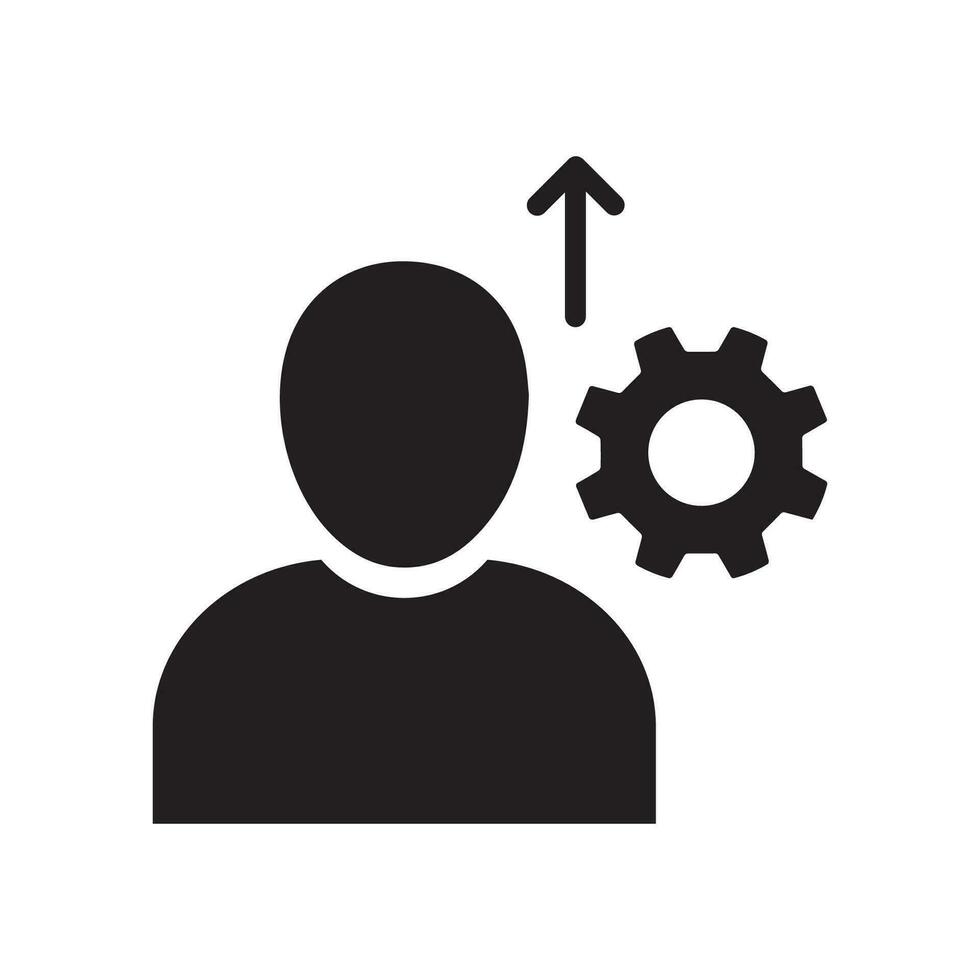 Mirror icon. Man standing in front of mirror. Vector icon isolated on white background.