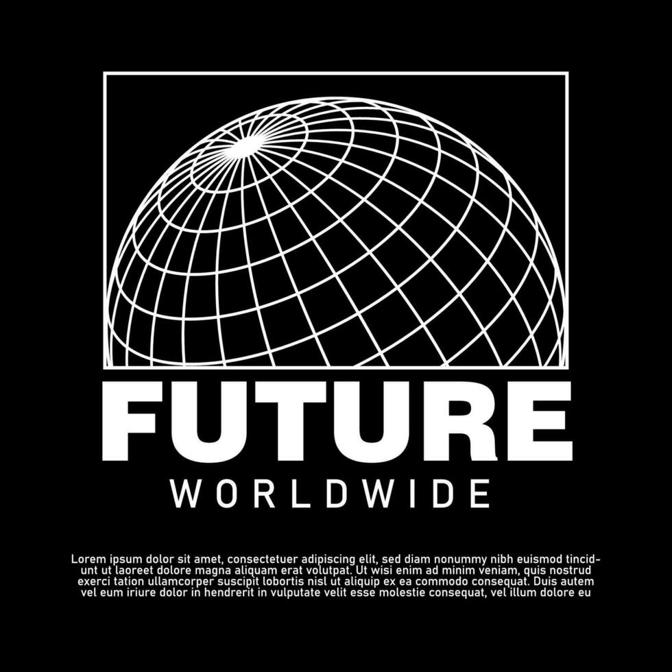 modern streetwear graphic design tshirt print design vector