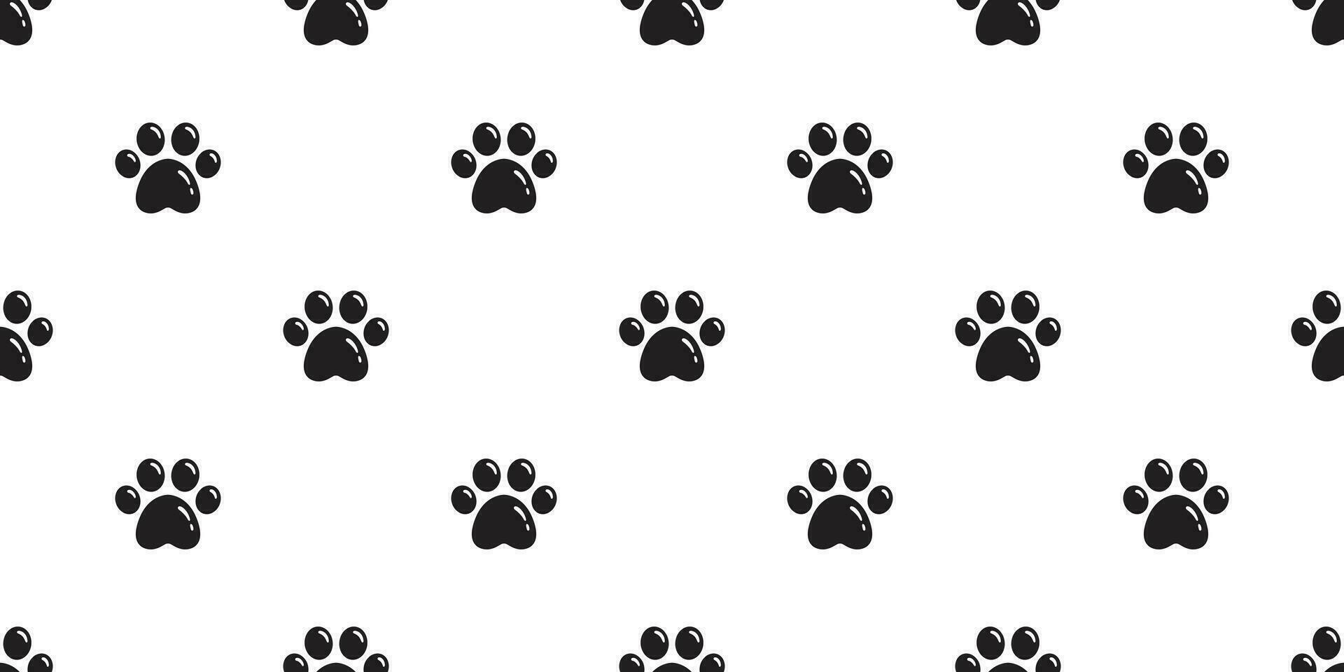 Dog Paw seamless pattern vector french bulldog footprint cartoon tile background repeat wallpaper scarf isolated gift wrap illustration