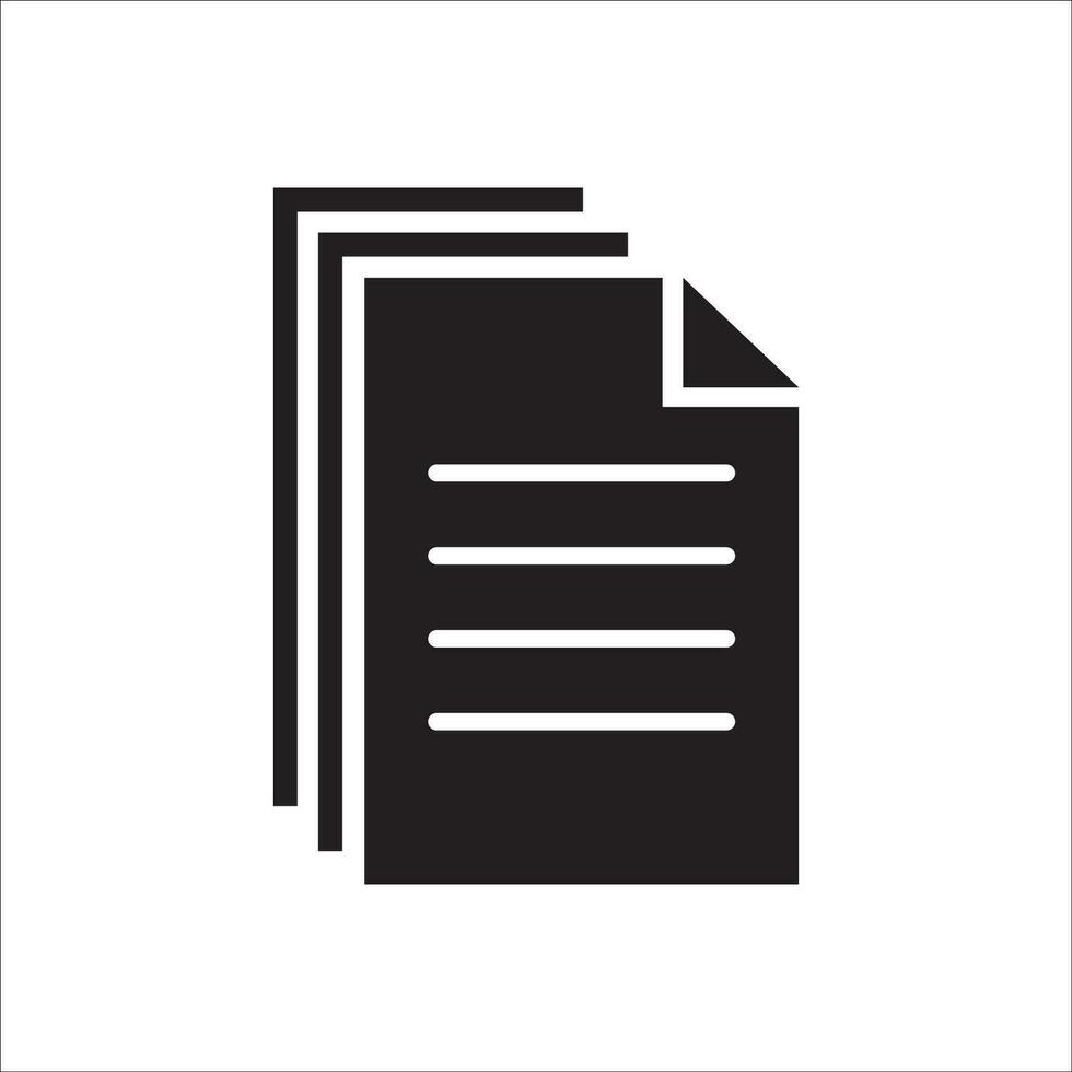 vector icon case study on white background