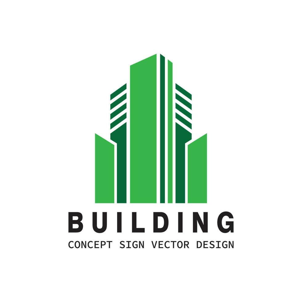 plantilla de vector de logotipo de construcción de edificios.