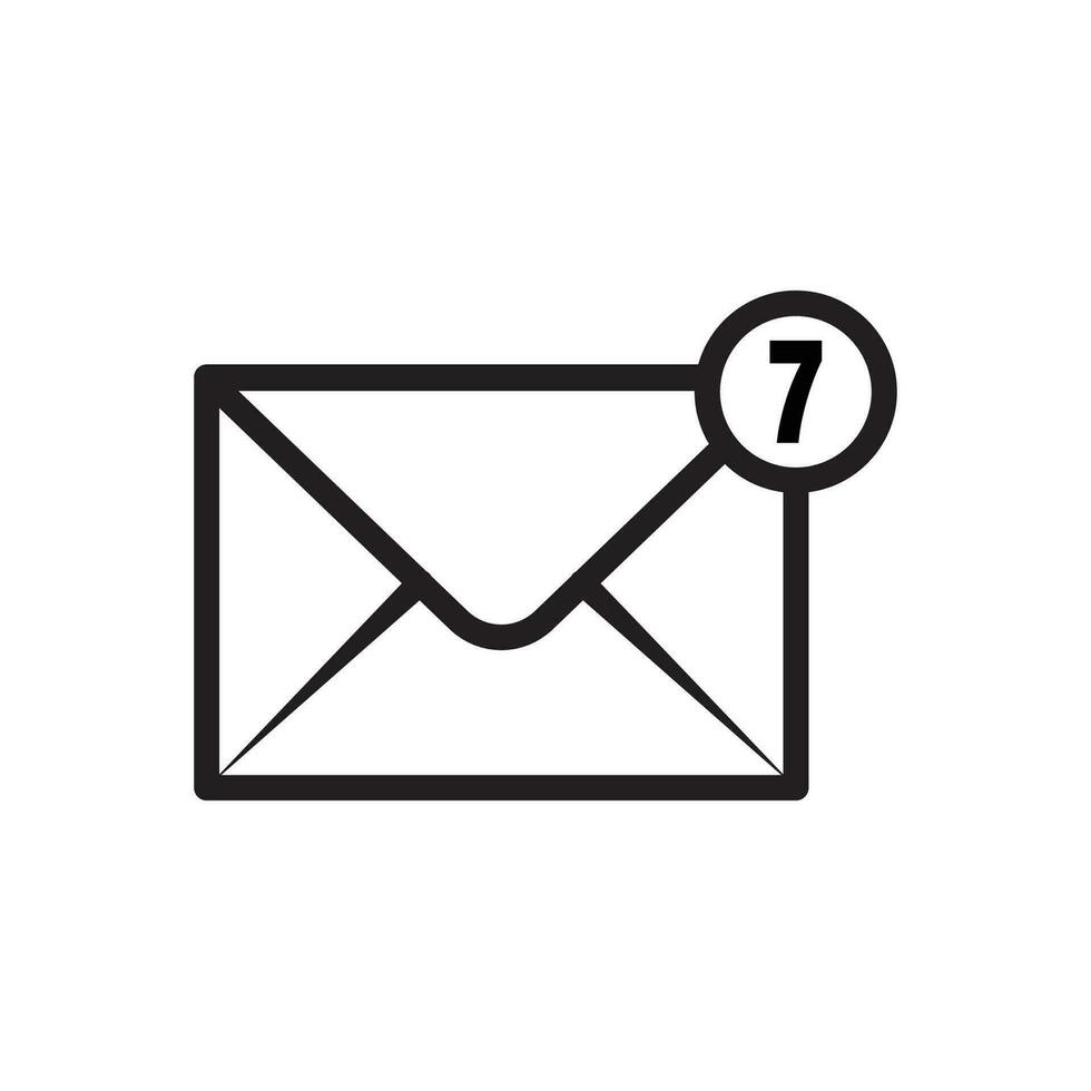 envelope vector icon, letter icon, message icon
