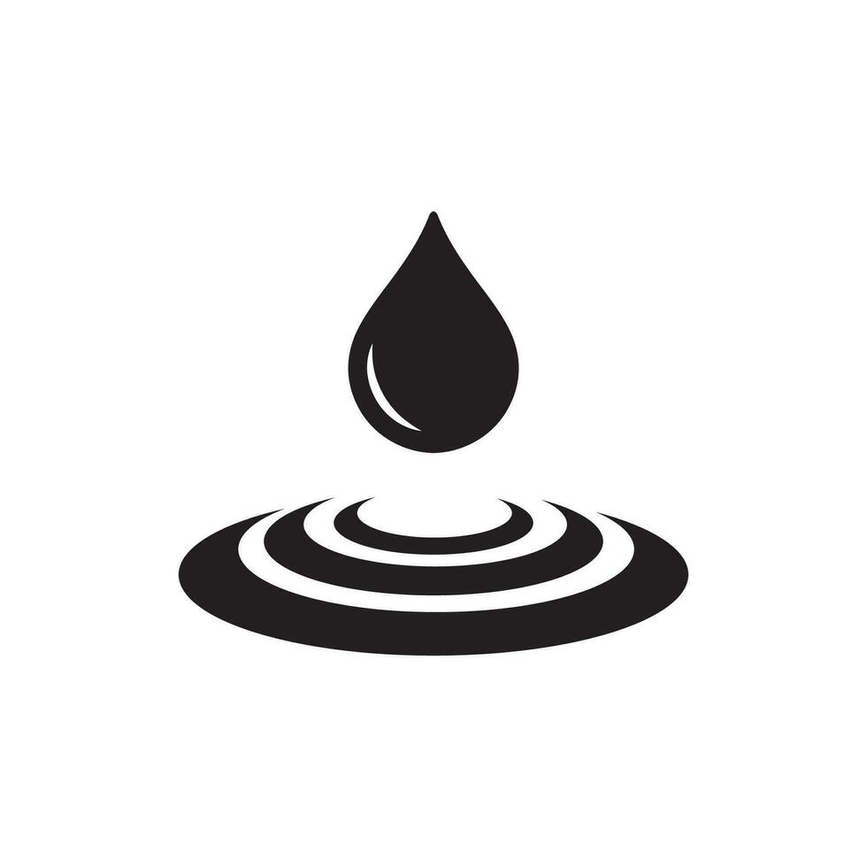 Drop icon vector . Flat icon water drop symbol 26302226 Vector Art at