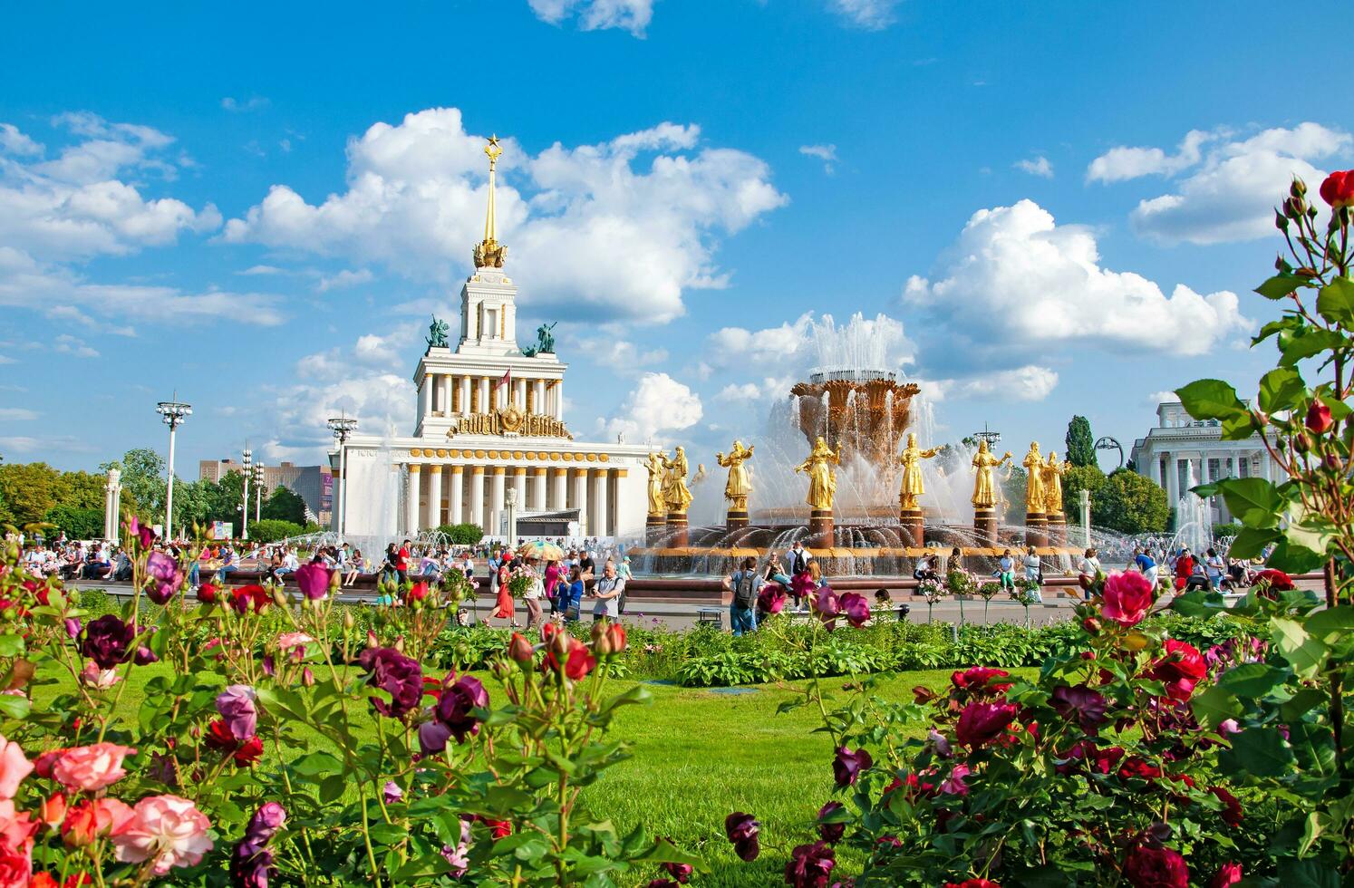 Moscow, Russia - June 30 , 2023 All-Russian Exhibition Center photo