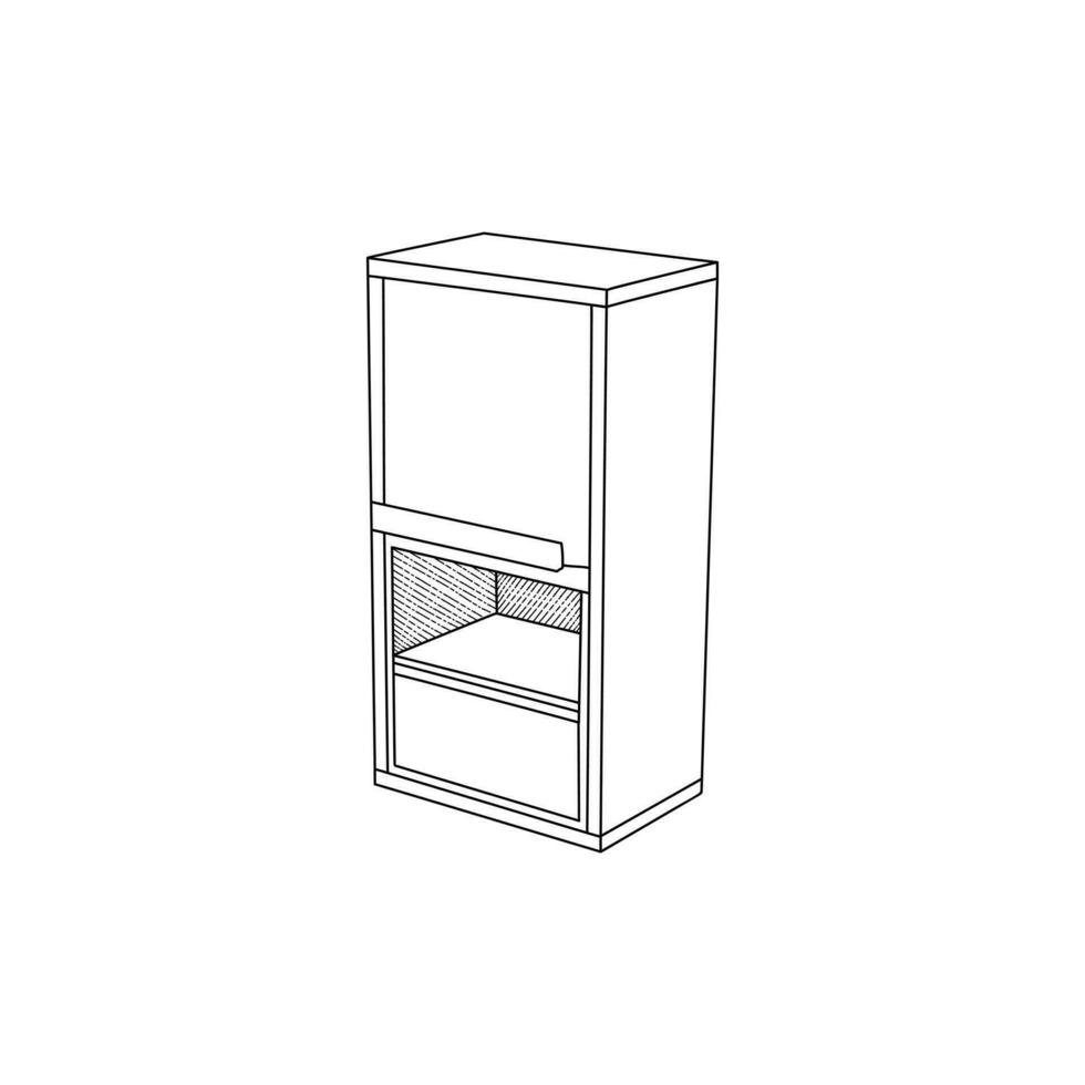 Cabinet icon simple illustration vector Design Template, suitable for your company