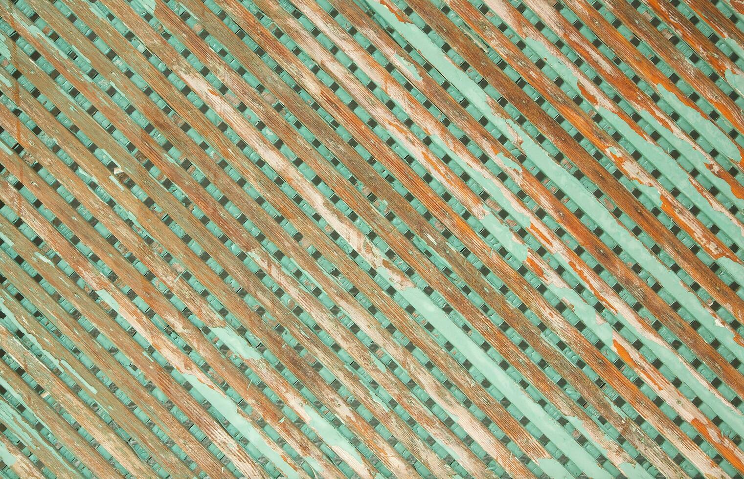 Old green scratched surface photo