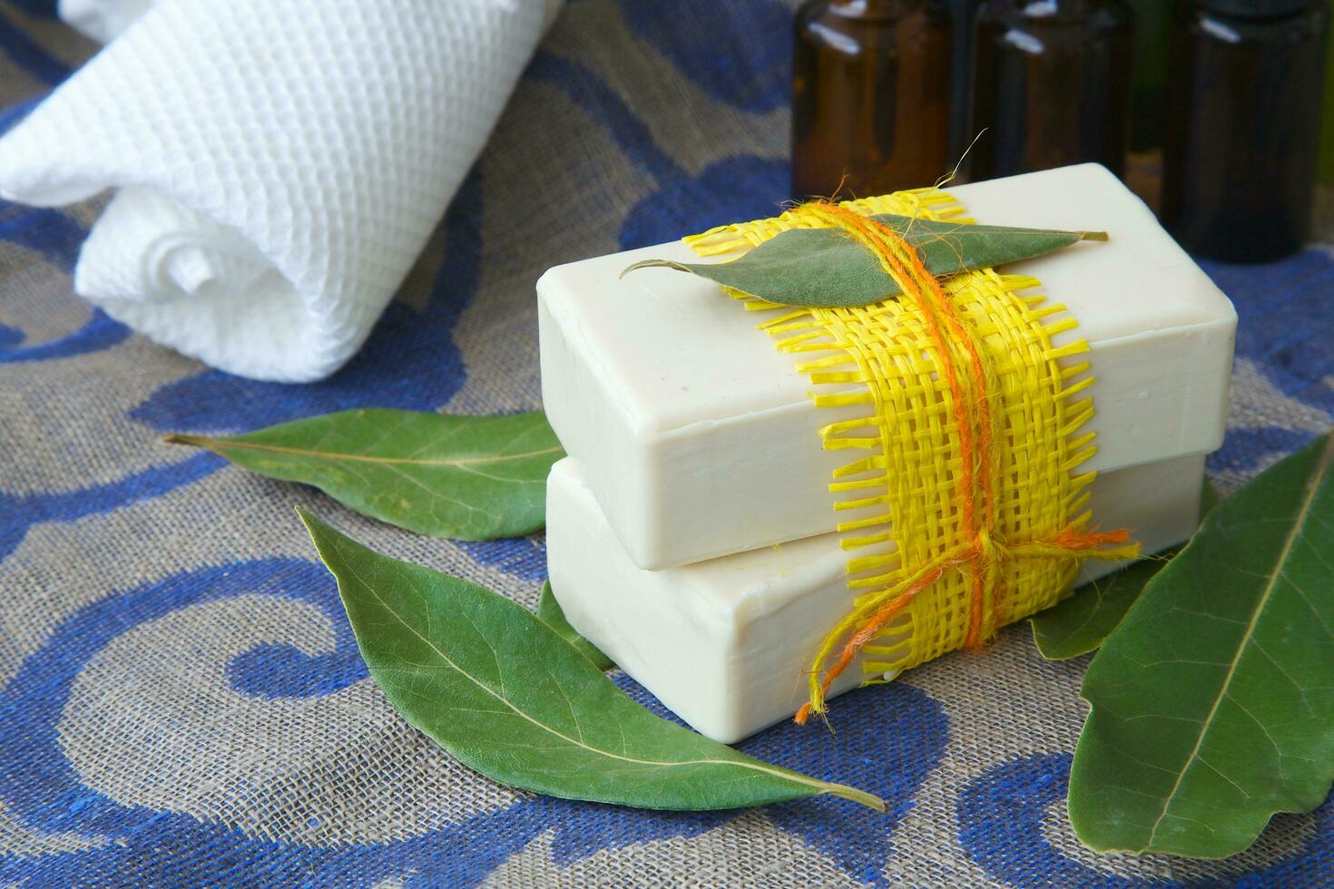 Bay leaf soap photo