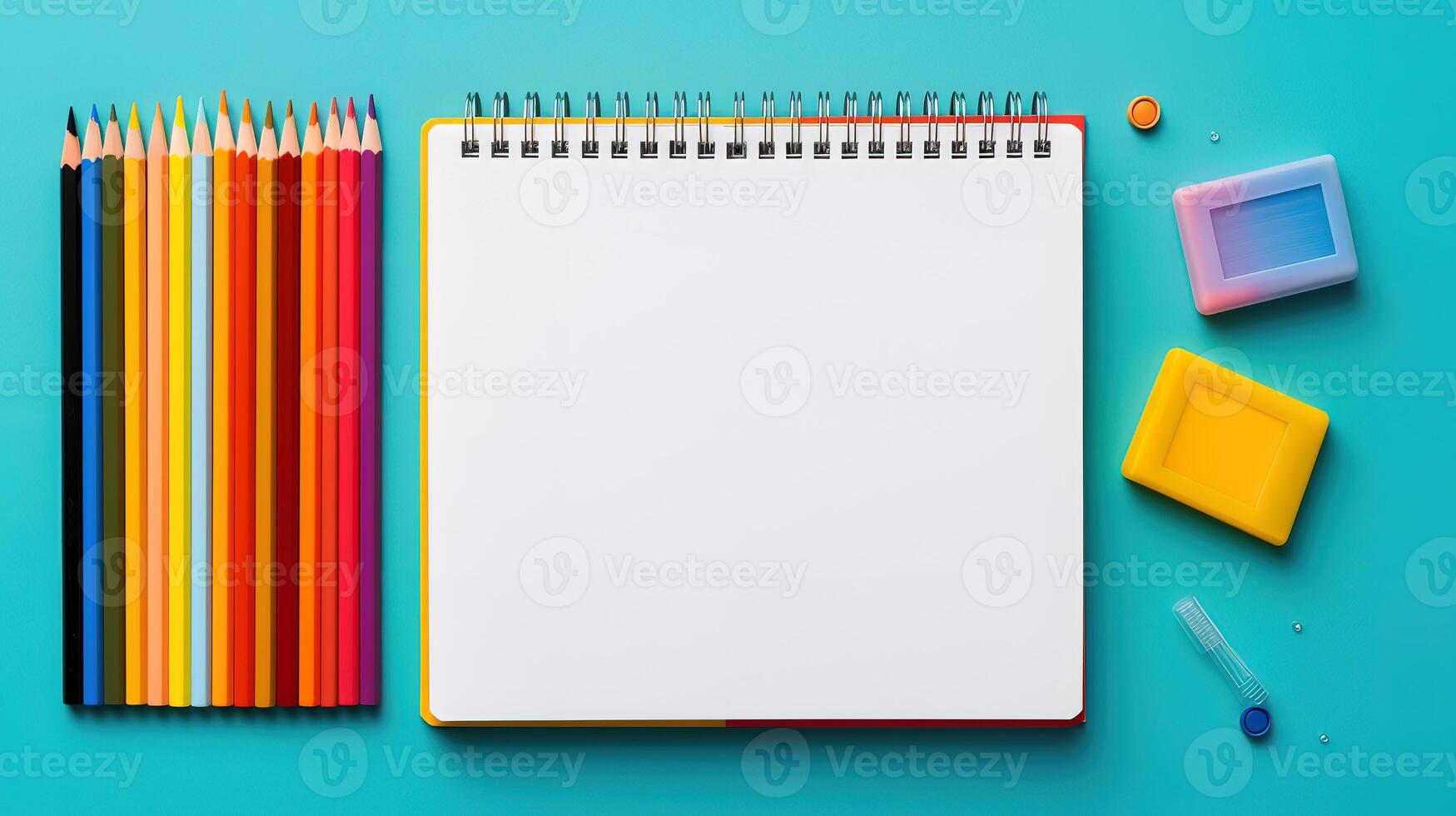 Heaps of paper in bright lgbt colors and notebook. photo