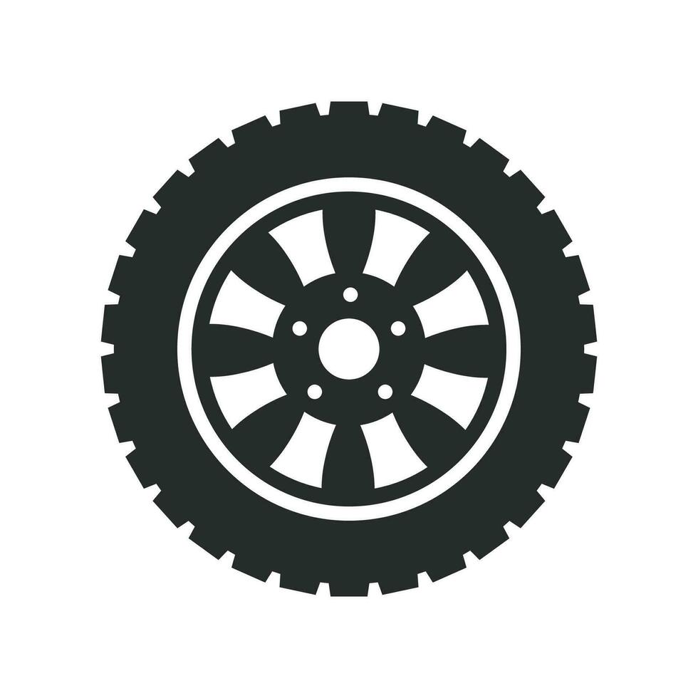 car wheels  icon vector design illustration automotive concept