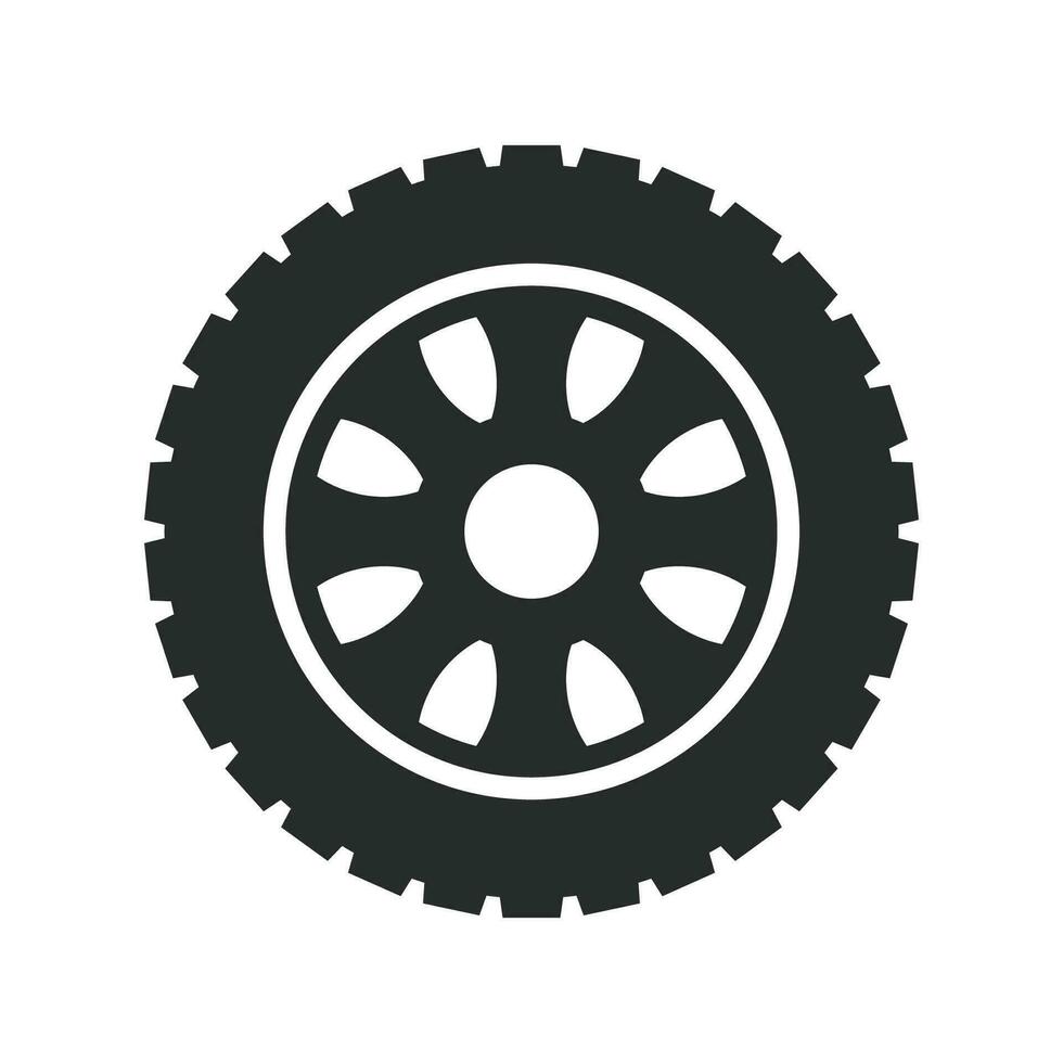 car wheels  icon vector design illustration automotive concept