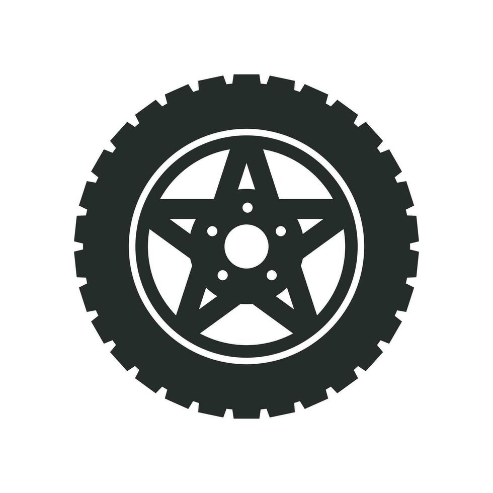 car wheels  icon vector design illustration automotive concept
