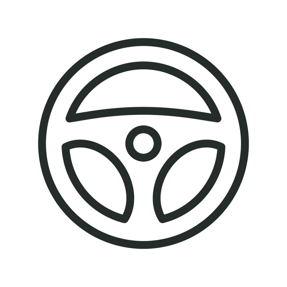 direccion rueda icono vector diseño ilustración automotor concepto