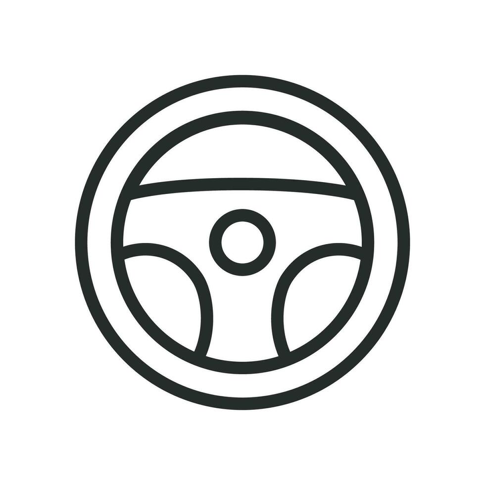 steering wheel icon vector design illustration automotive concept