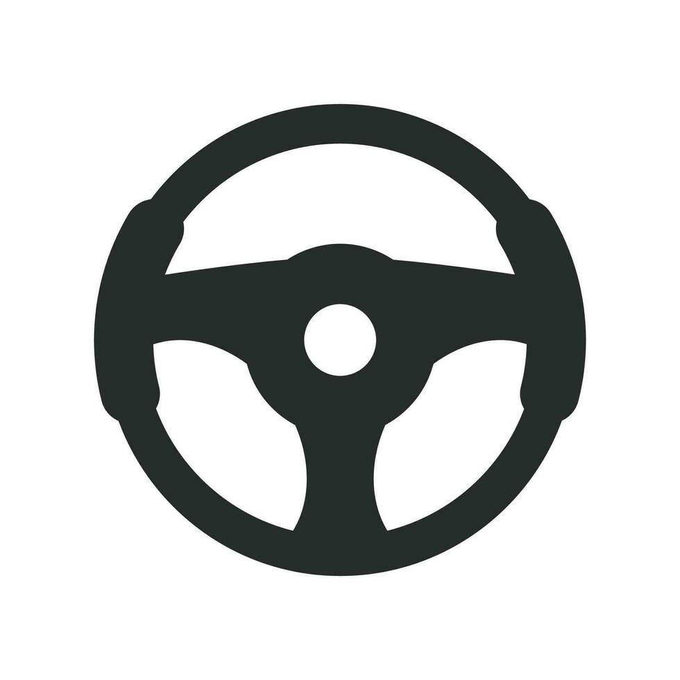 steering wheel icon vector design illustration automotive concept