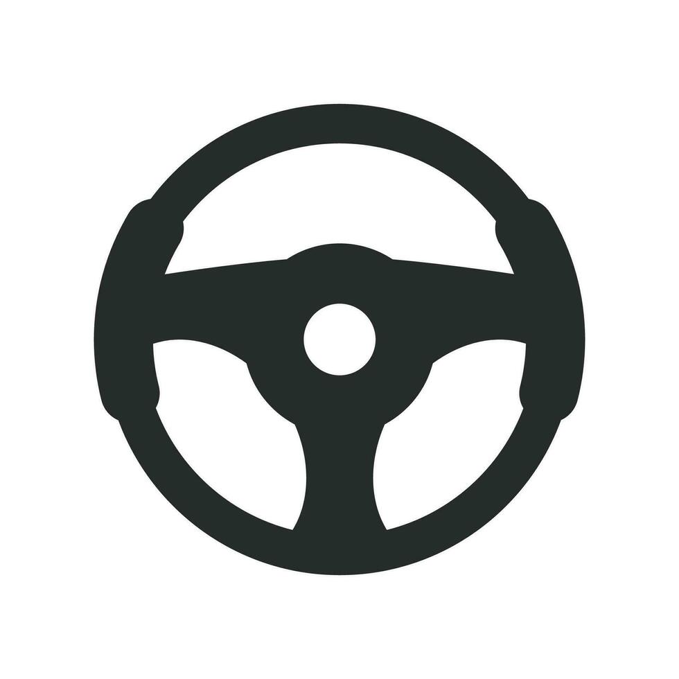 steering wheel icon vector design illustration automotive concept