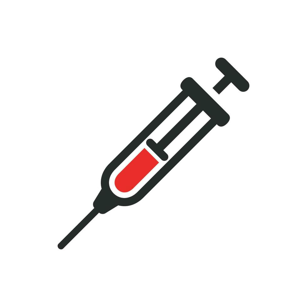 inyección icono vector diseño ilustración médico concepto