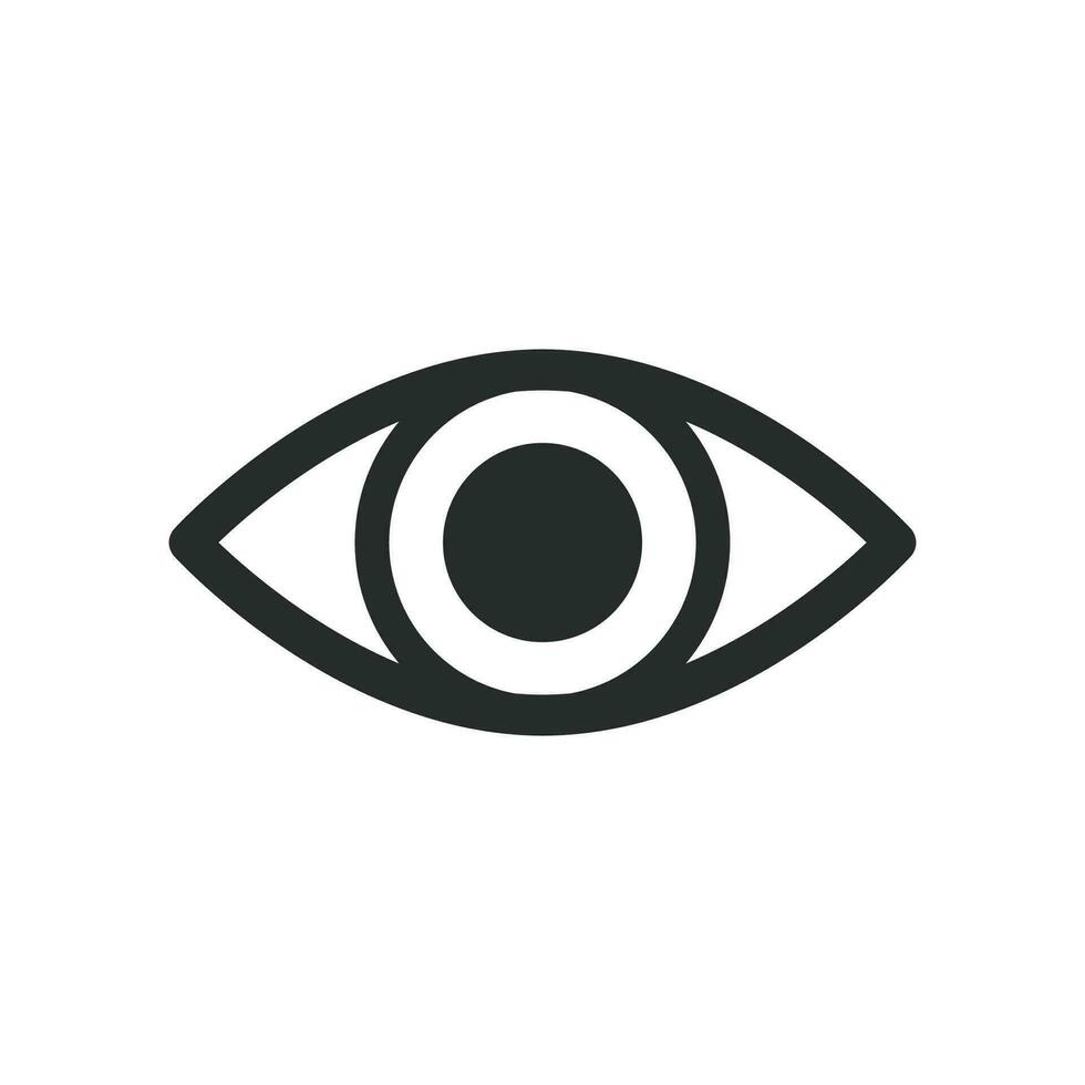 eye icon vector design illustration optical symbol