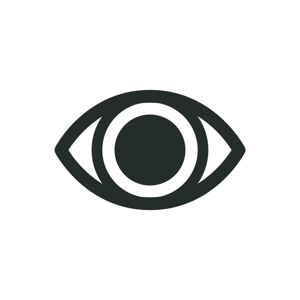 eye icon vector design illustration optical symbol