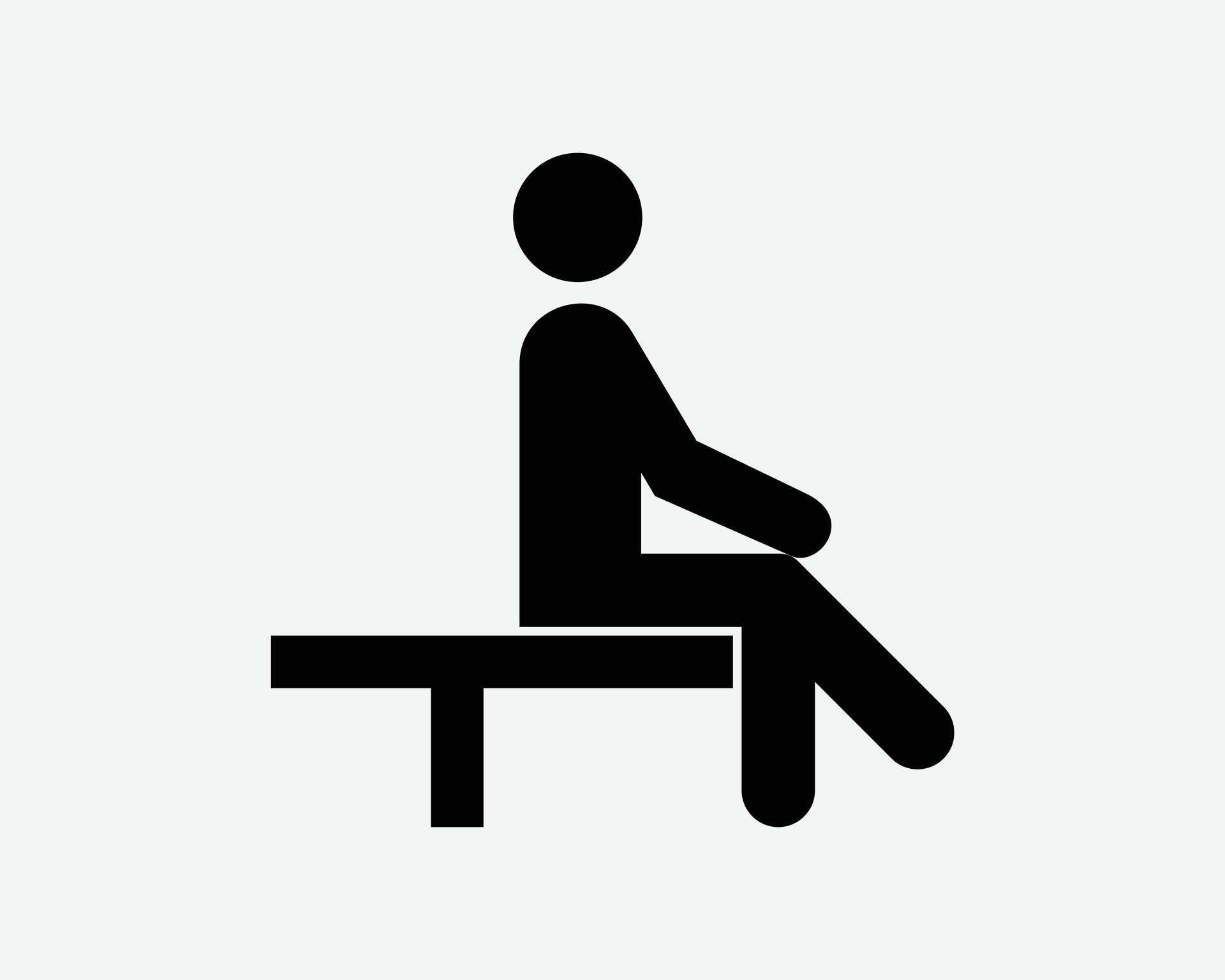 person sitting clipart