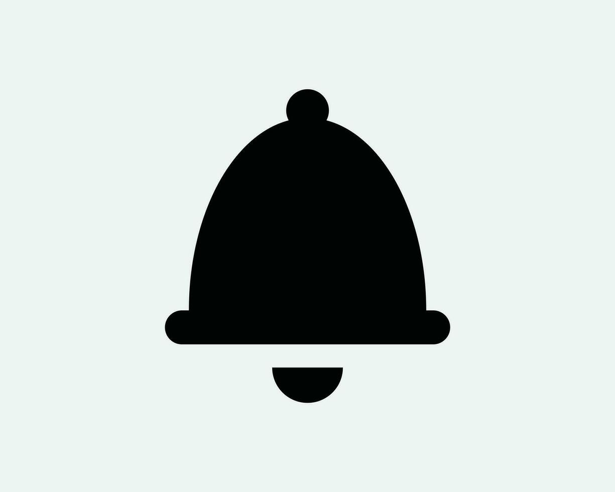 Notification Bell Icon. Reminder Alert Alarm Clock Ringer Symbol. Ring
