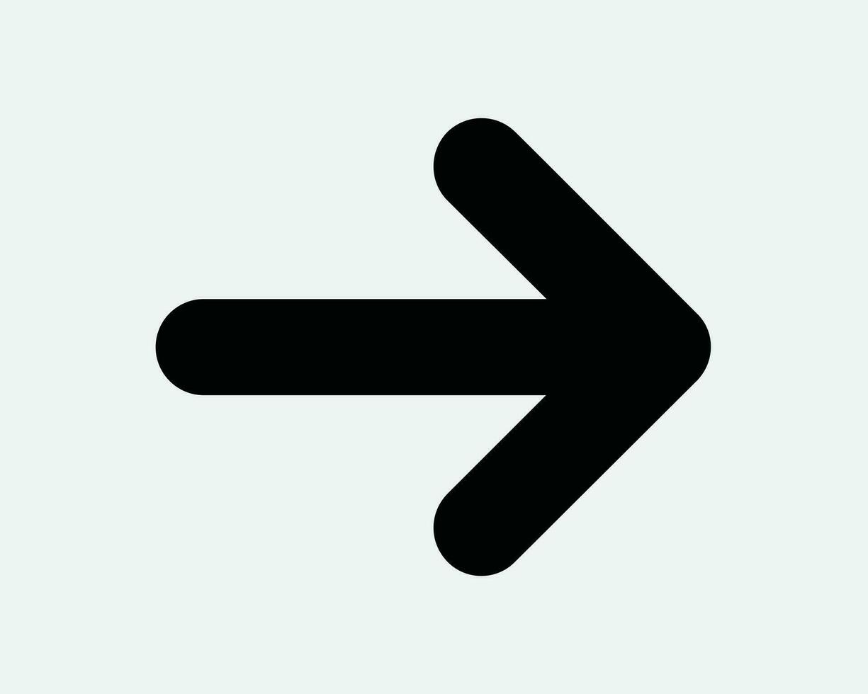 Right Arrow Icon Next Skip Forward Point Pointer Navigation Direction Traffic Road Sign Turning Turn Symbol Vector Graphic Illustration Clipart Cricut