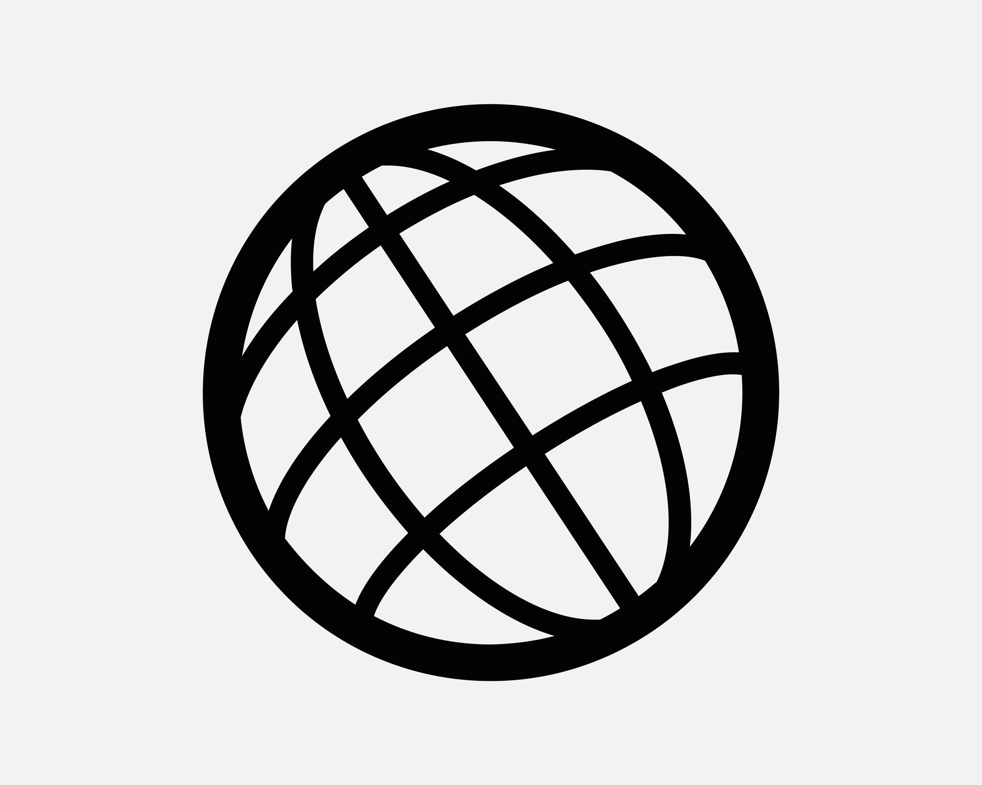 Black And White Globe Clip Art