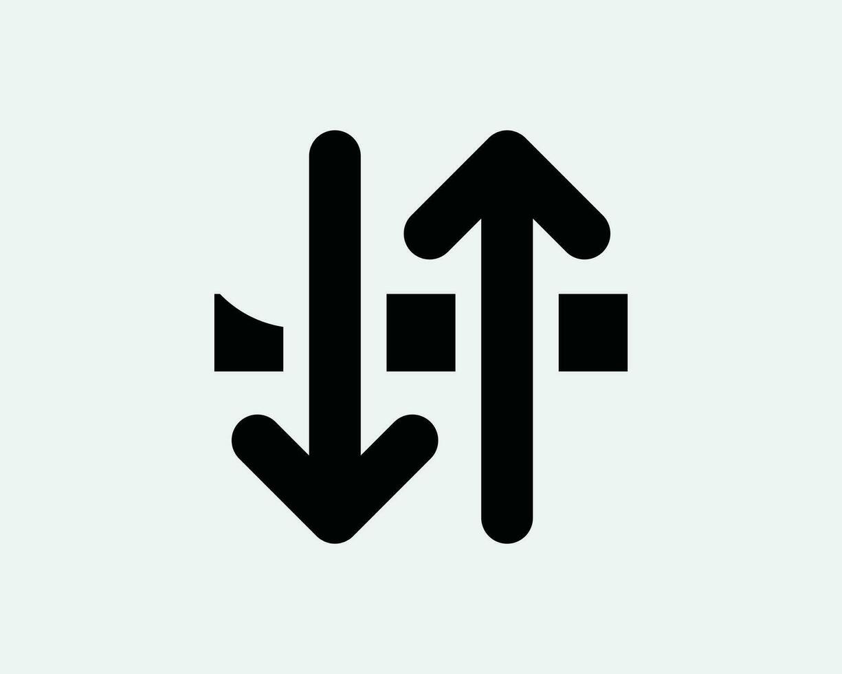 Download and Upload Icon. Down Up Arrow Forward Backward Ahead Back Storage Network Server Black White Sign Symbol Artwork Graphic Clipart EPS Vector