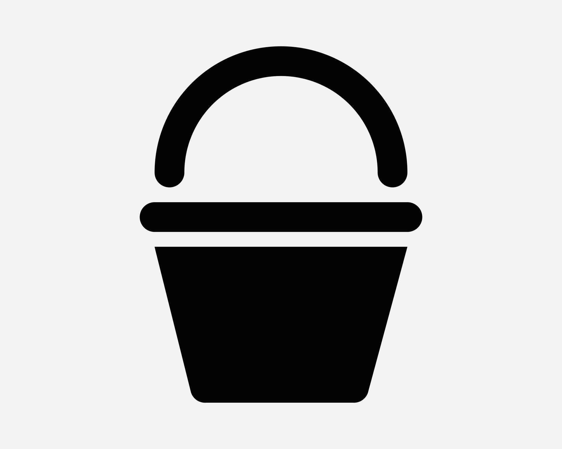 Pail Clipart Black And White