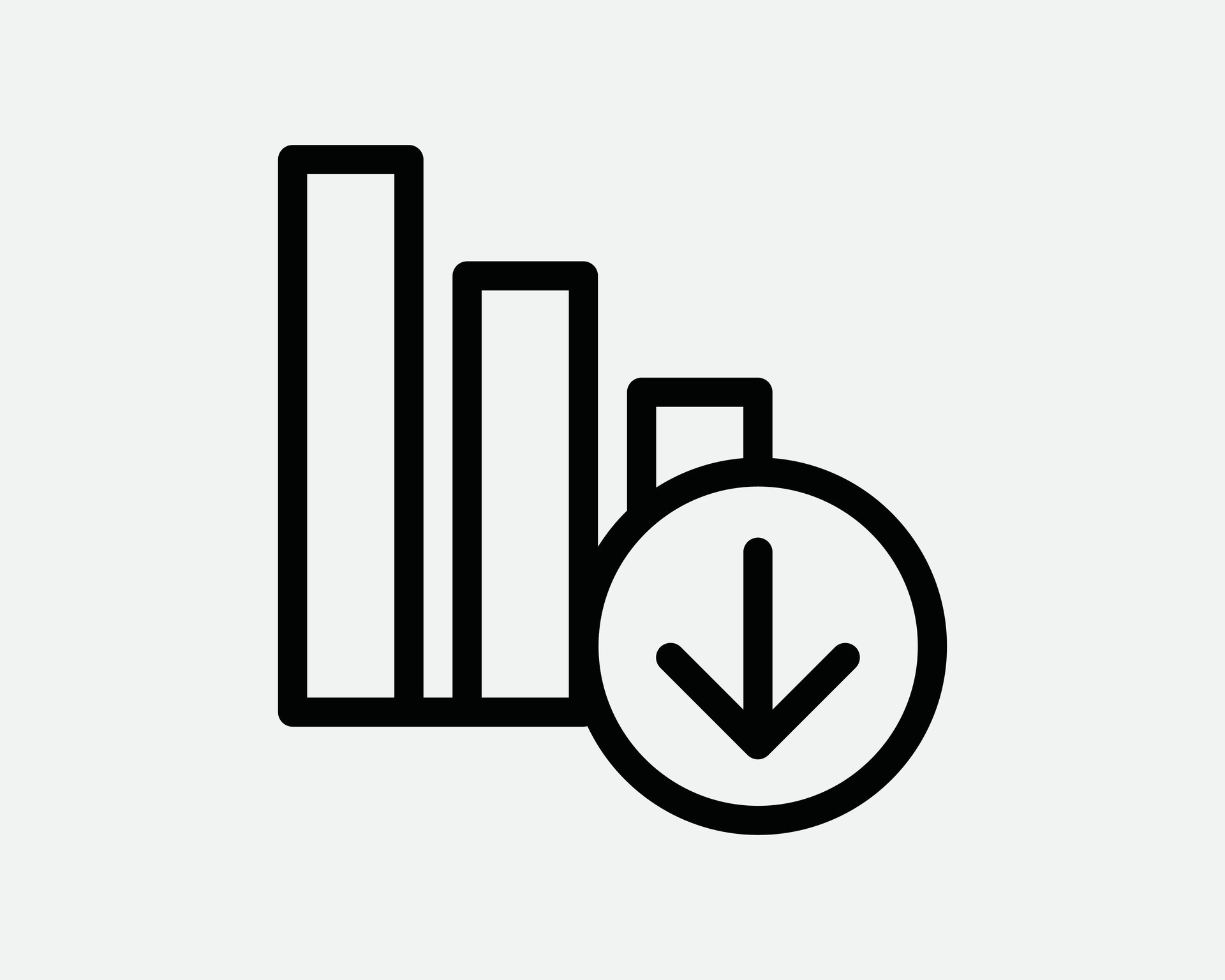 Bar Chart Graph Down Arrow Line Icon Depreciate Depreciation Downward bar-chart-graph-down-arrow-line-icon-depreciate-depreciation-downward