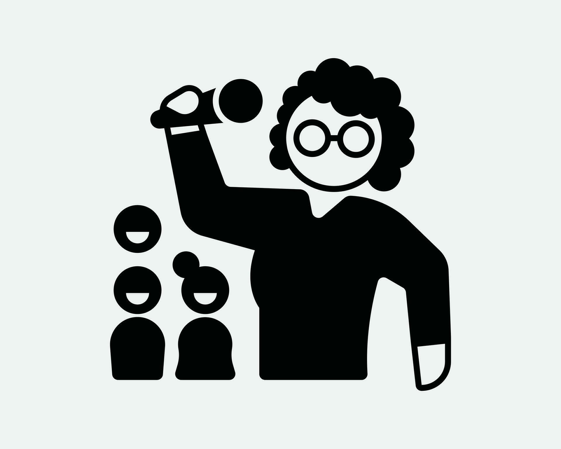 Female Stand Up Comedian Icon Laugh Entertainment Entertainer