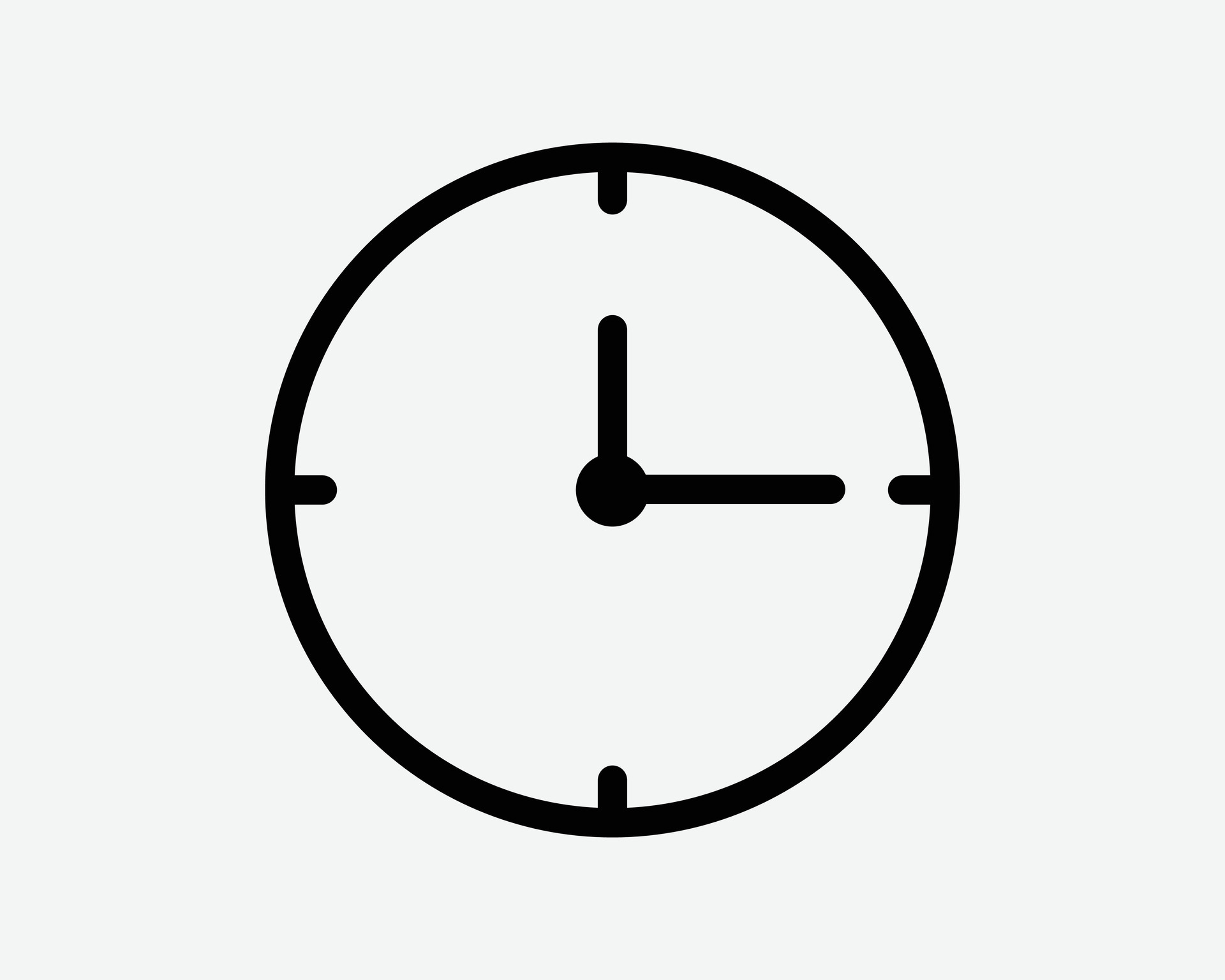 Clock Line Icon. Time Timer Watch Alarm Stopwatch Reminder Countdown