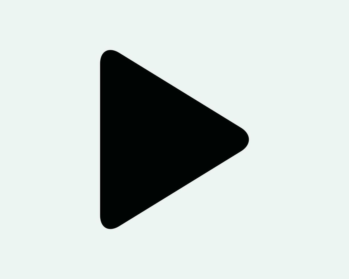 Play Button Icon Sign Symbol. Music Web Media Video Movie Clip Start Player Audio Digital Cut Shape Artwork Graphic Illustration Clipart Vector Cricut