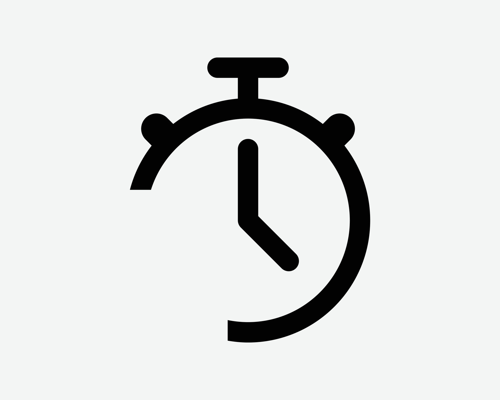 Clock or Stopwatch Timer with Speed Marks, Fast Running Time Symbol Stock  Vector - Illustration of quick, circle: 184100915