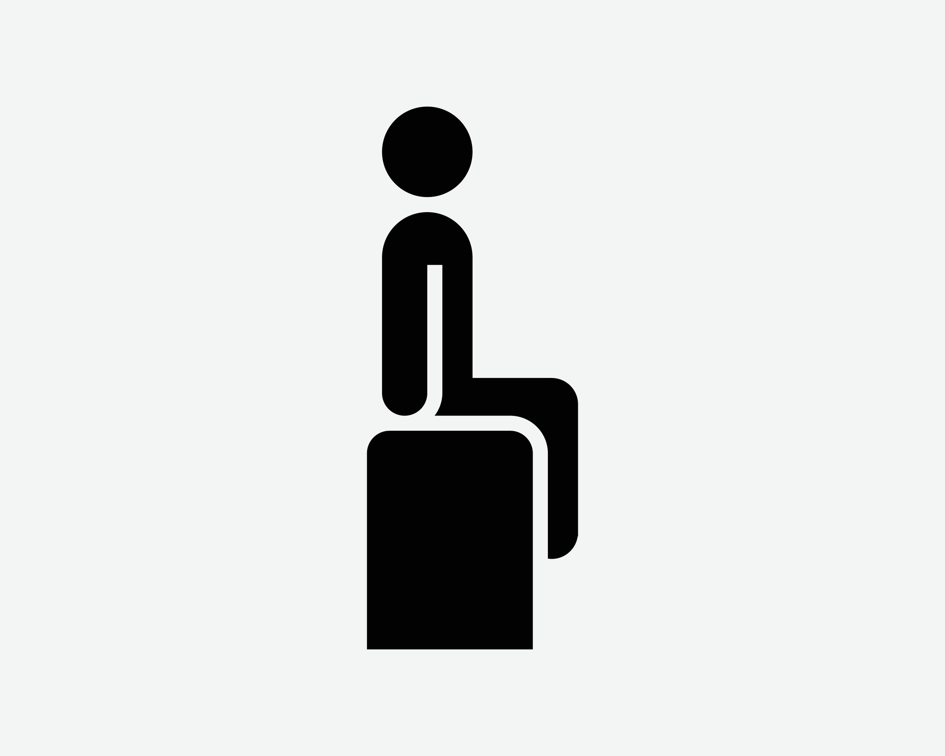 person sitting clipart