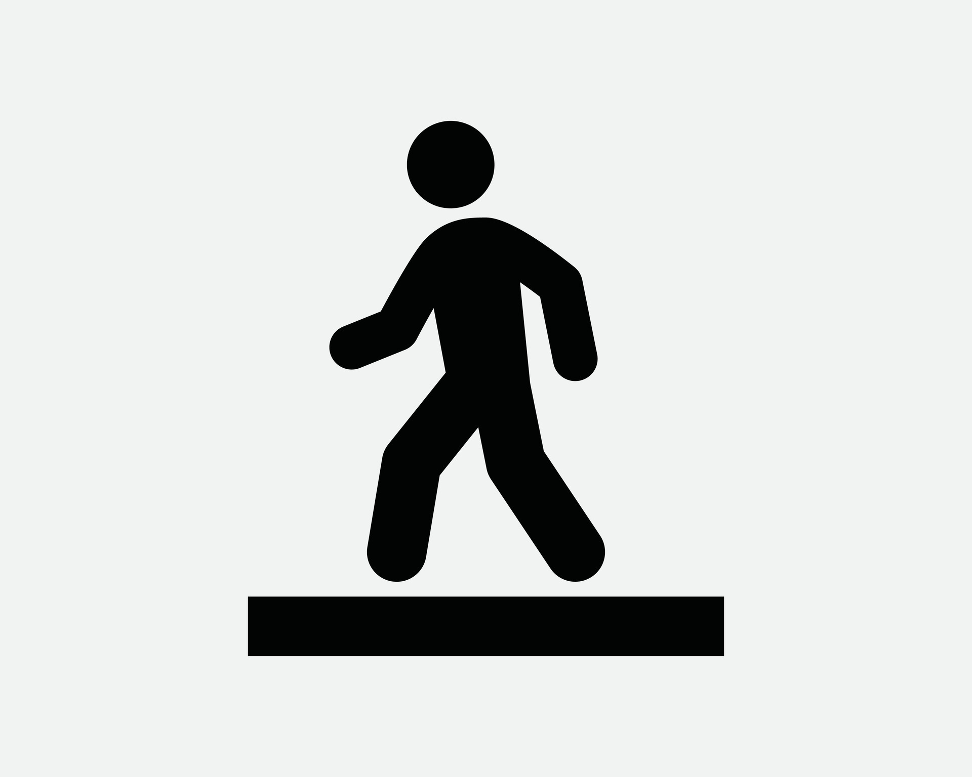 Human Figure Walking Street Sign Stock Illustration - Download Image Now -  Pedestrian Crossing Sign, Crosswalk, Road Sign - iStock