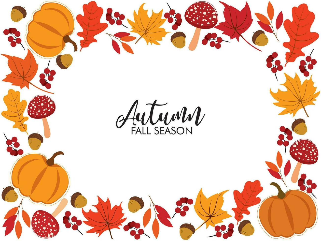 Autumn background illustration vecto vector