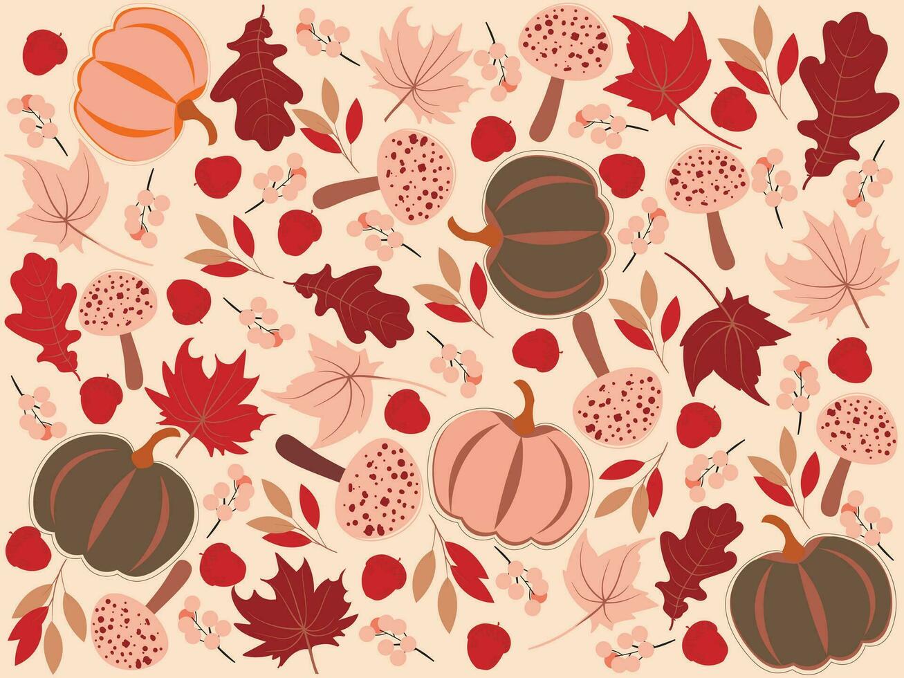 Autumn background illustration vector