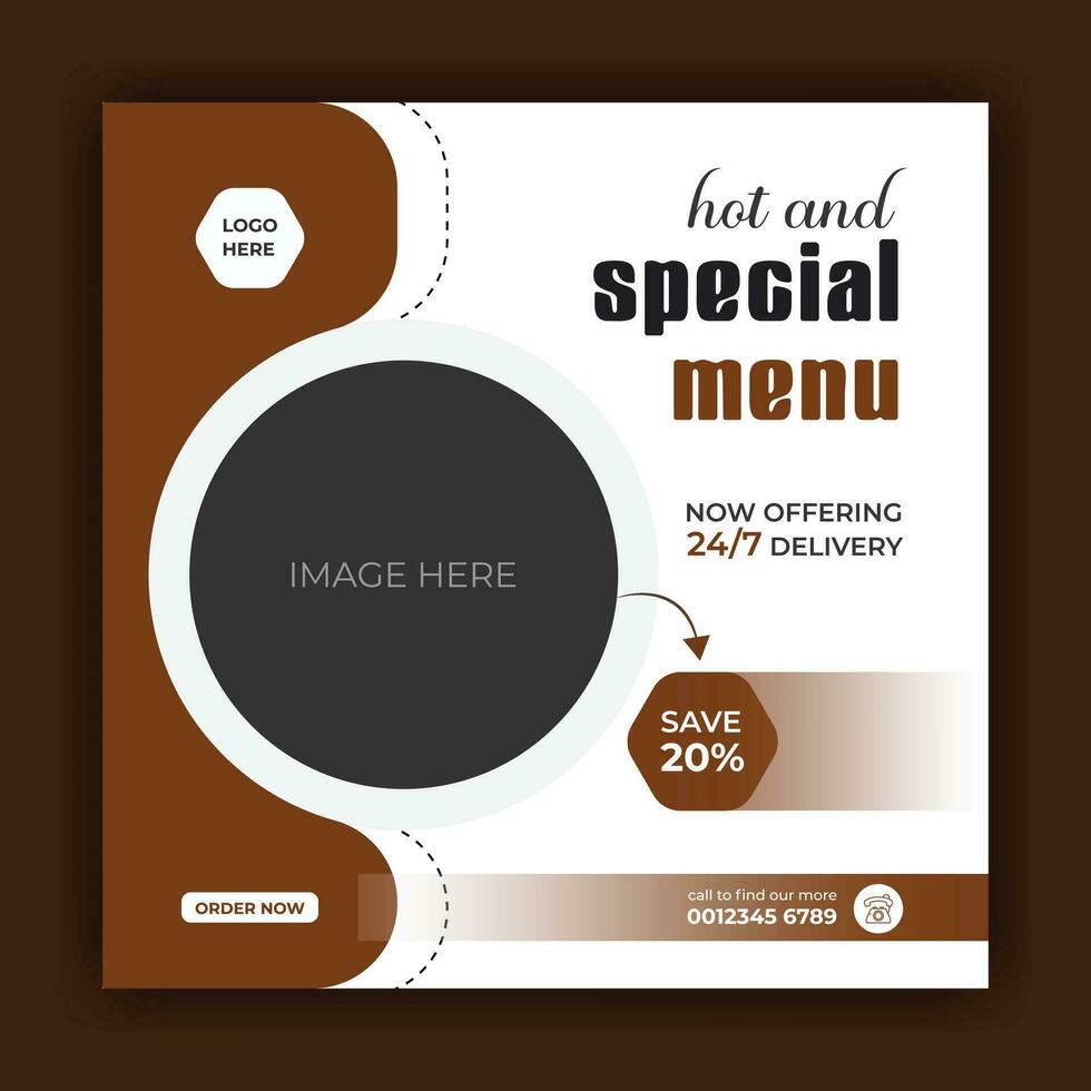 special menu concept banner template design. Discount abstract promotion layout design template vector