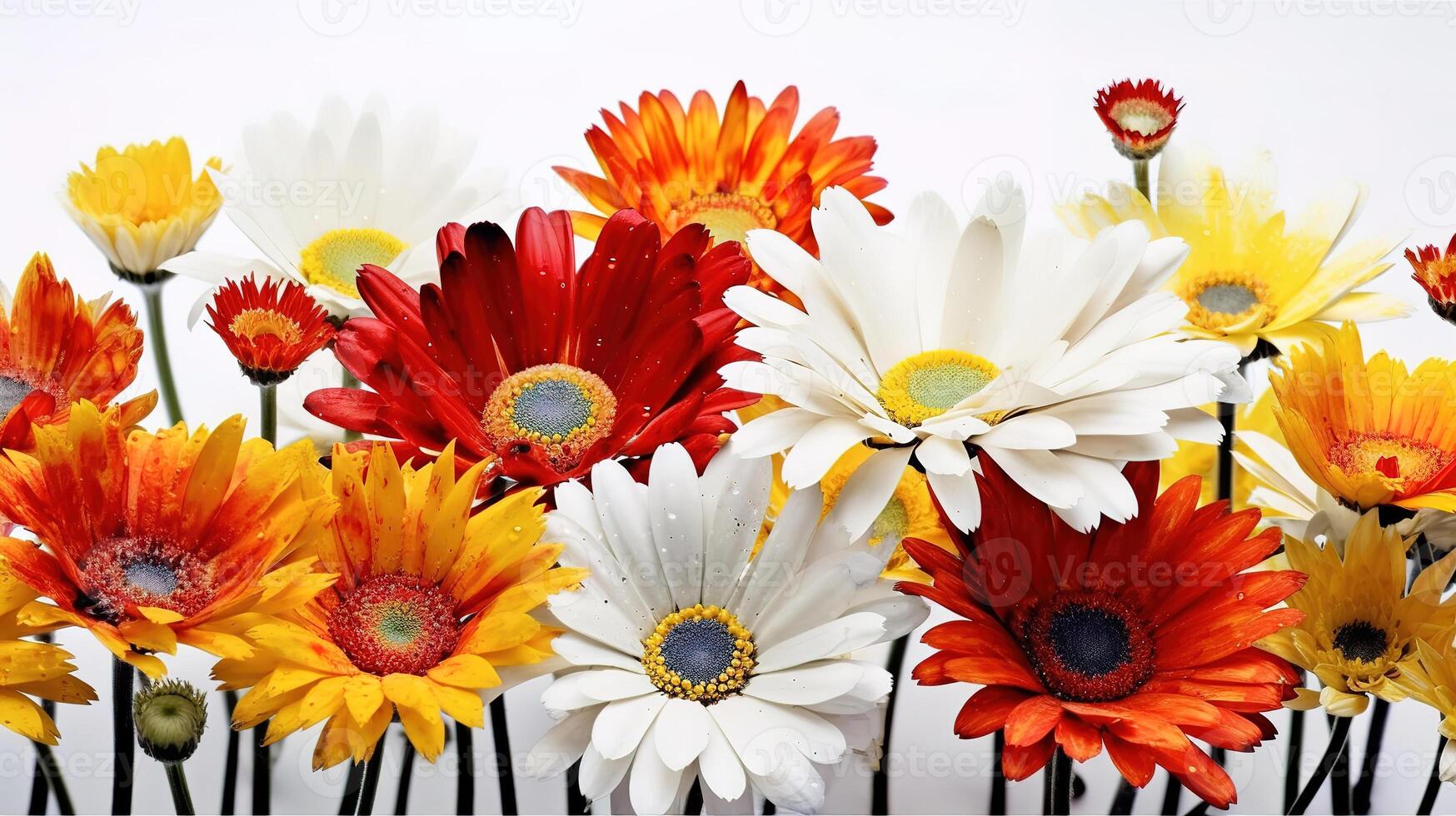 Autumn flower plant commonly known as michaelmas daisy. photo