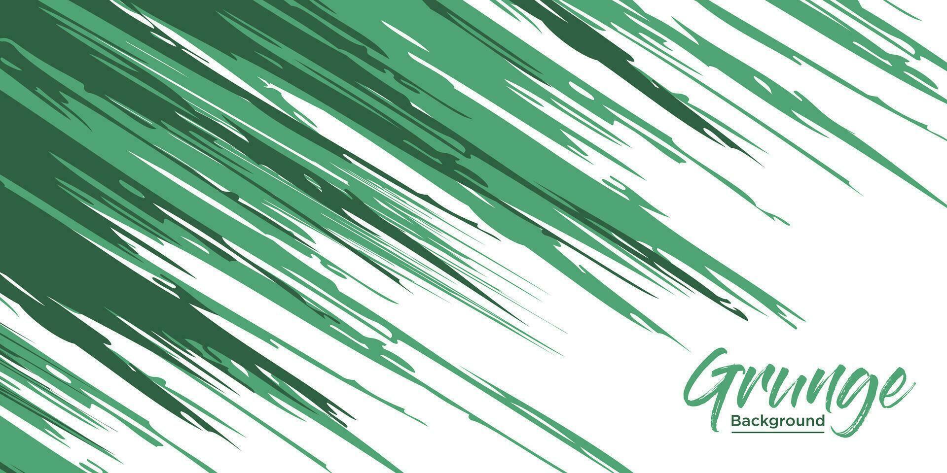 Abstract green and white grunge texture background vector