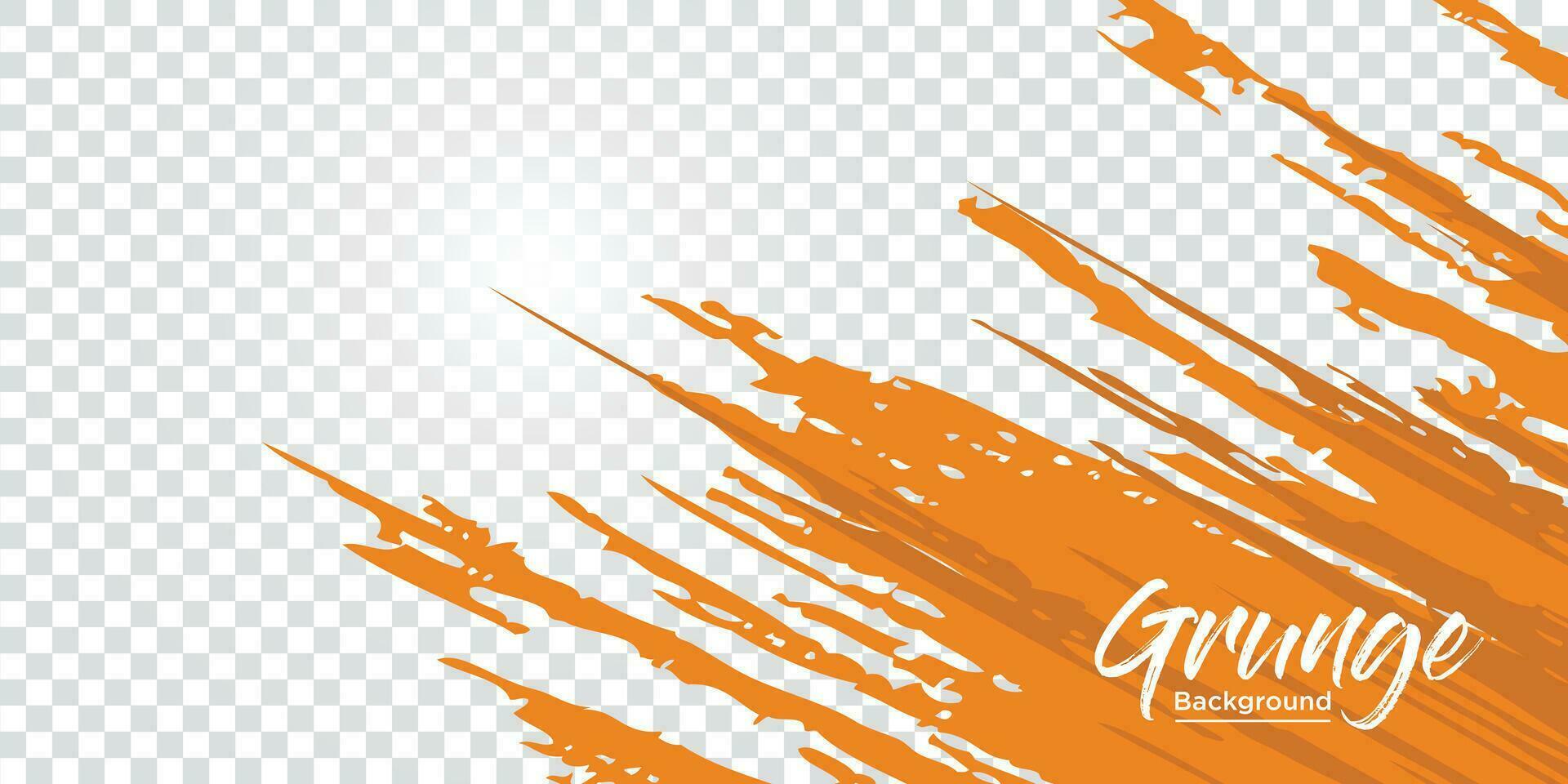 Abstract orange and white grunge texture background vector