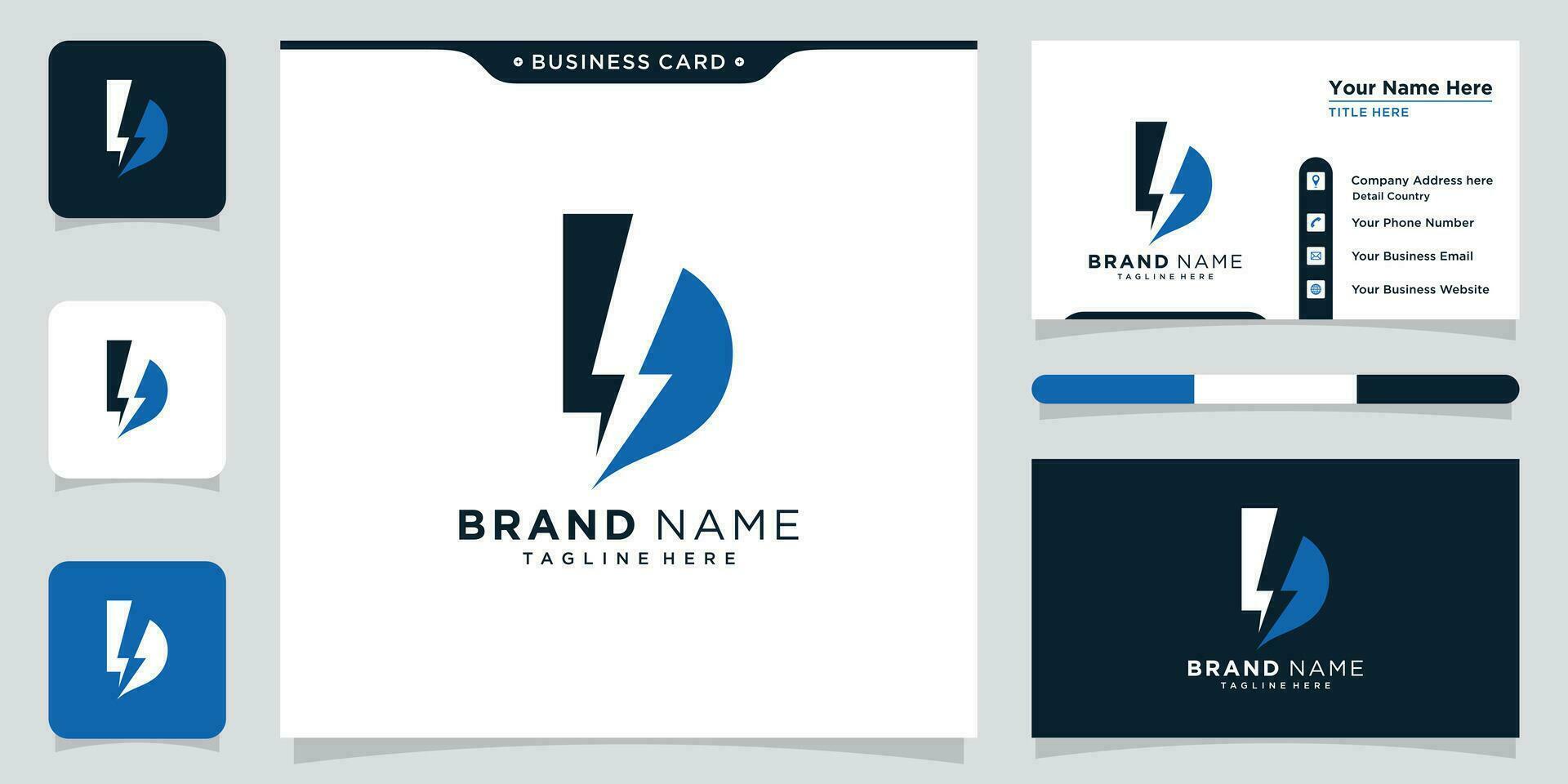 B logo energy vector for identity company. initial letter B thunder template vector illustration.