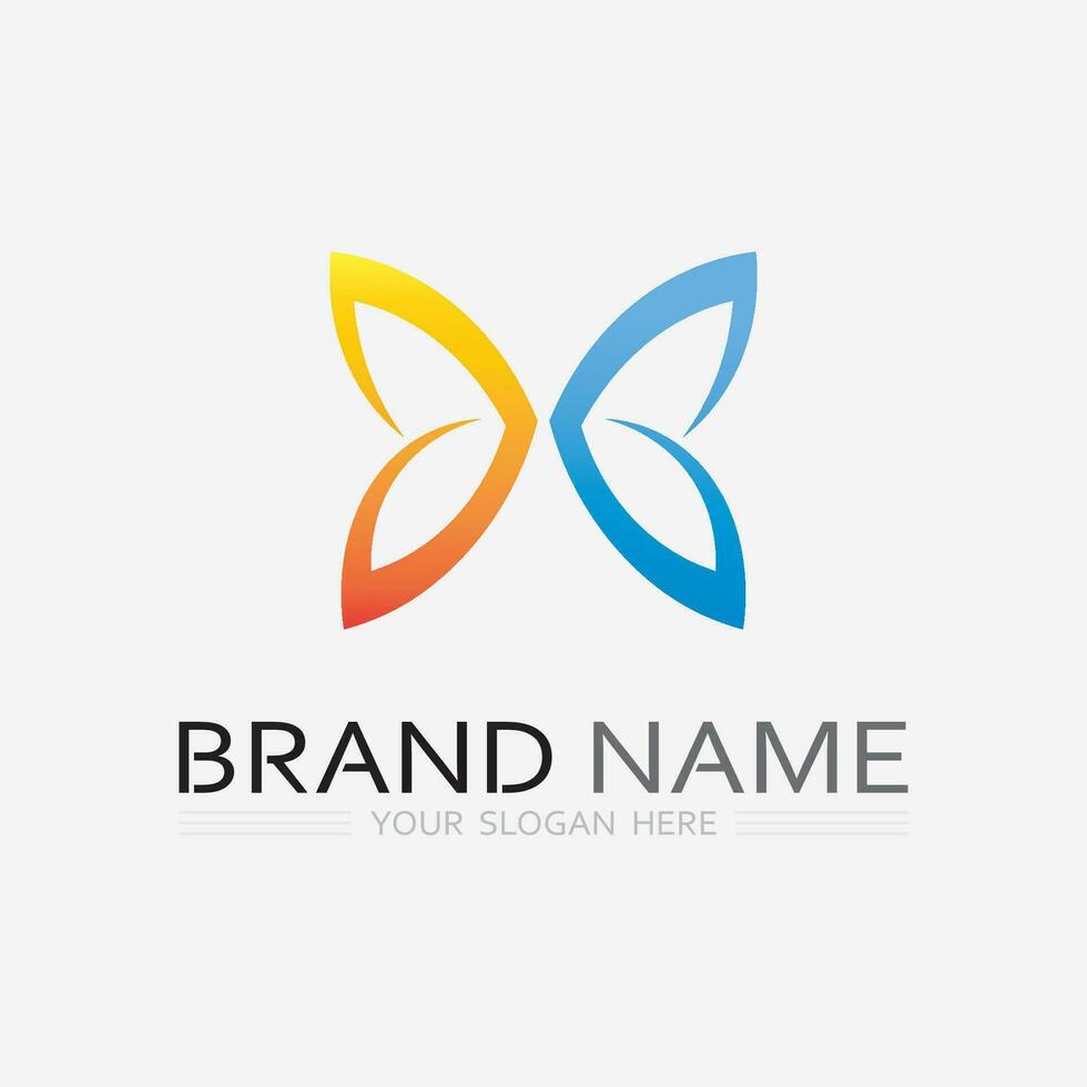 Beauty Butterfly icon design vector