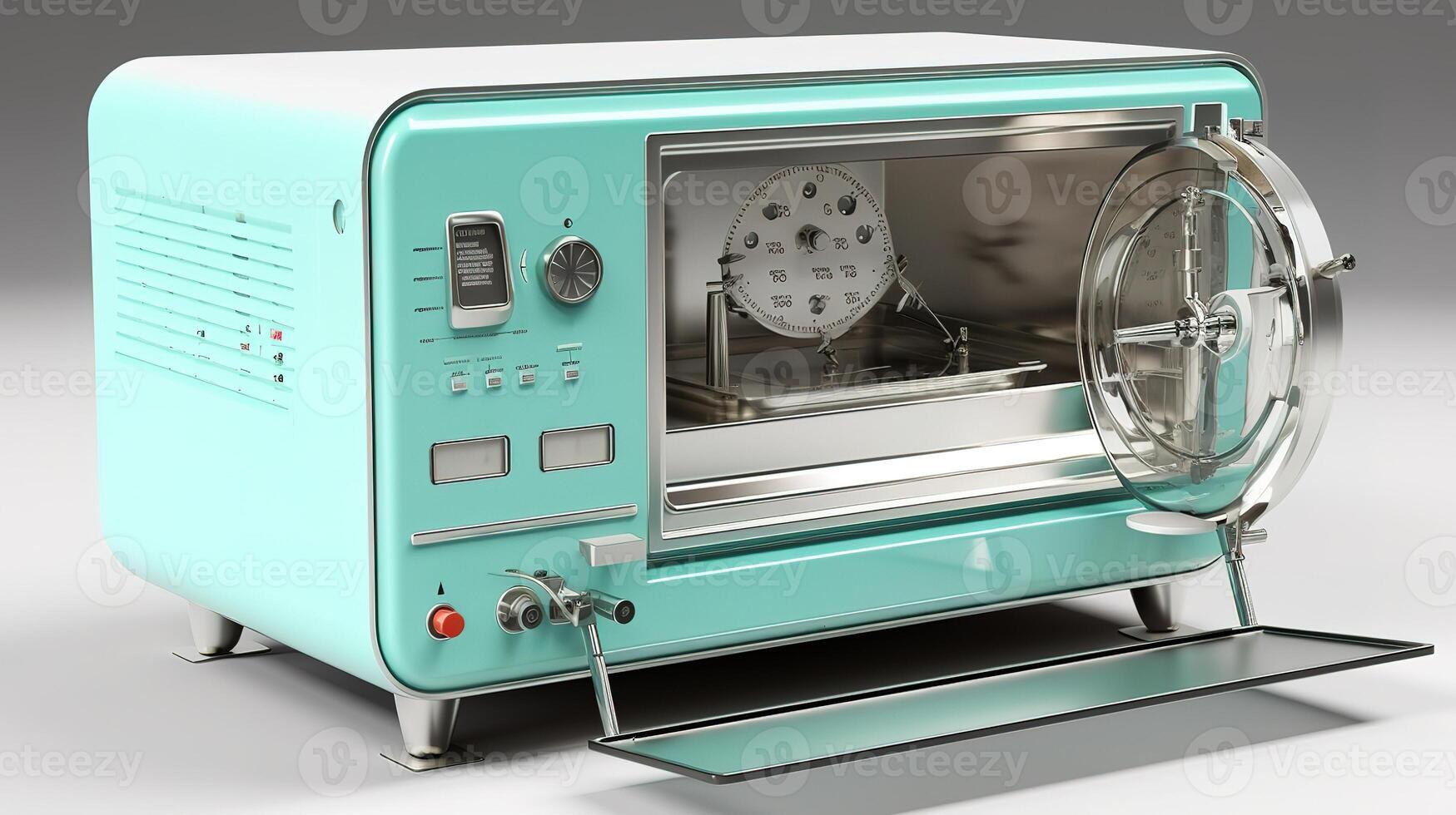 Sterilization of dental medical instruments in autoclave. photo