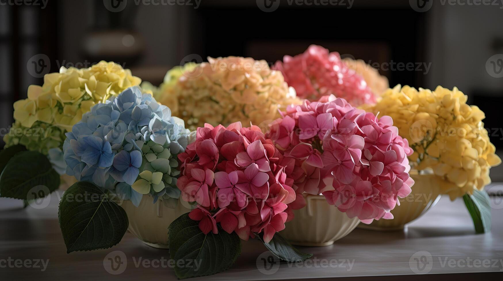 Discover the timeless beauty of hydrangeas. photo