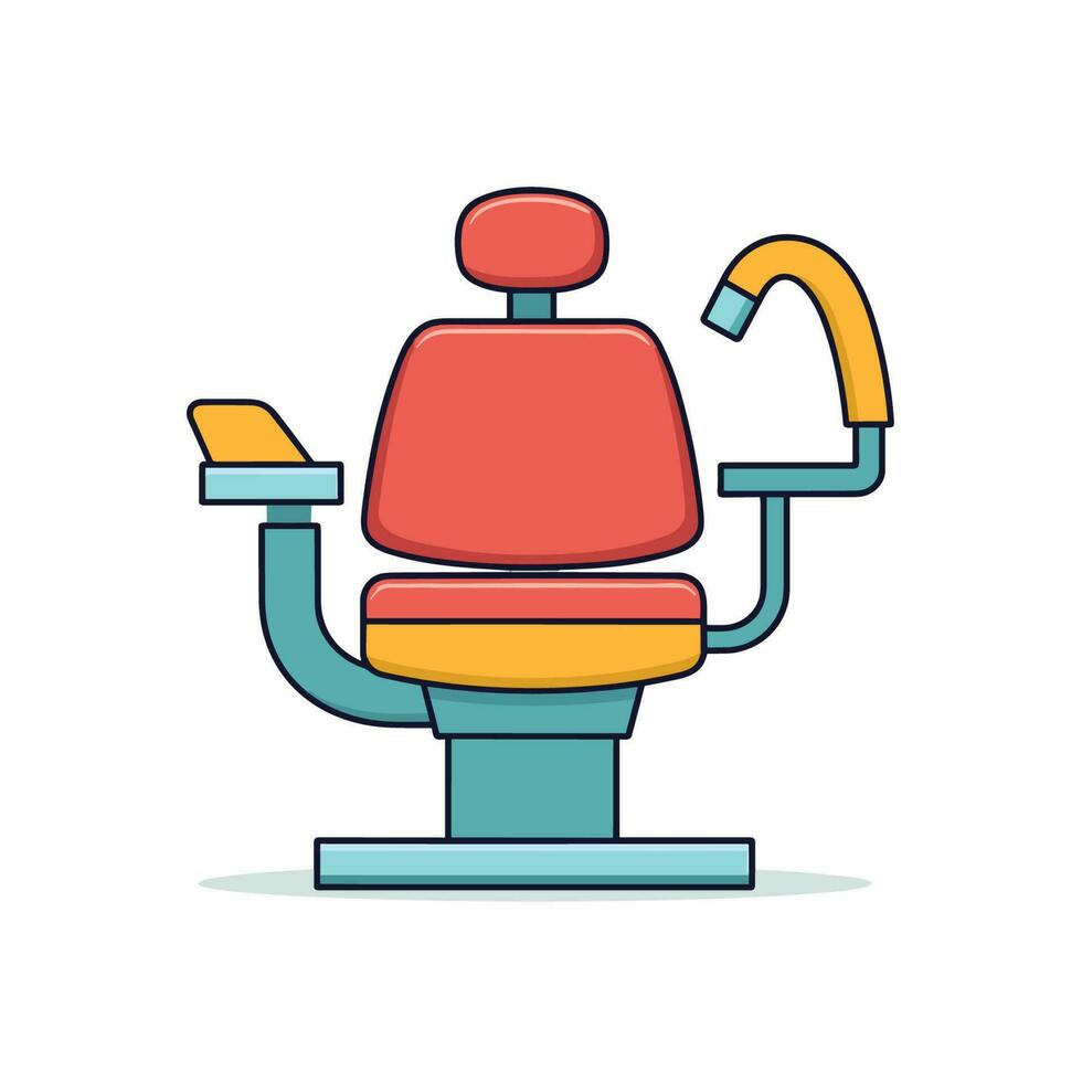 Vector of a simple, minimalist chair with a sleek handle and a comfortable seat