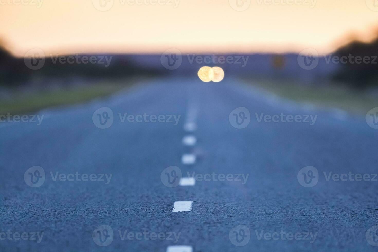 Travel on the route, abstract concept, Pampas, Argentina photo